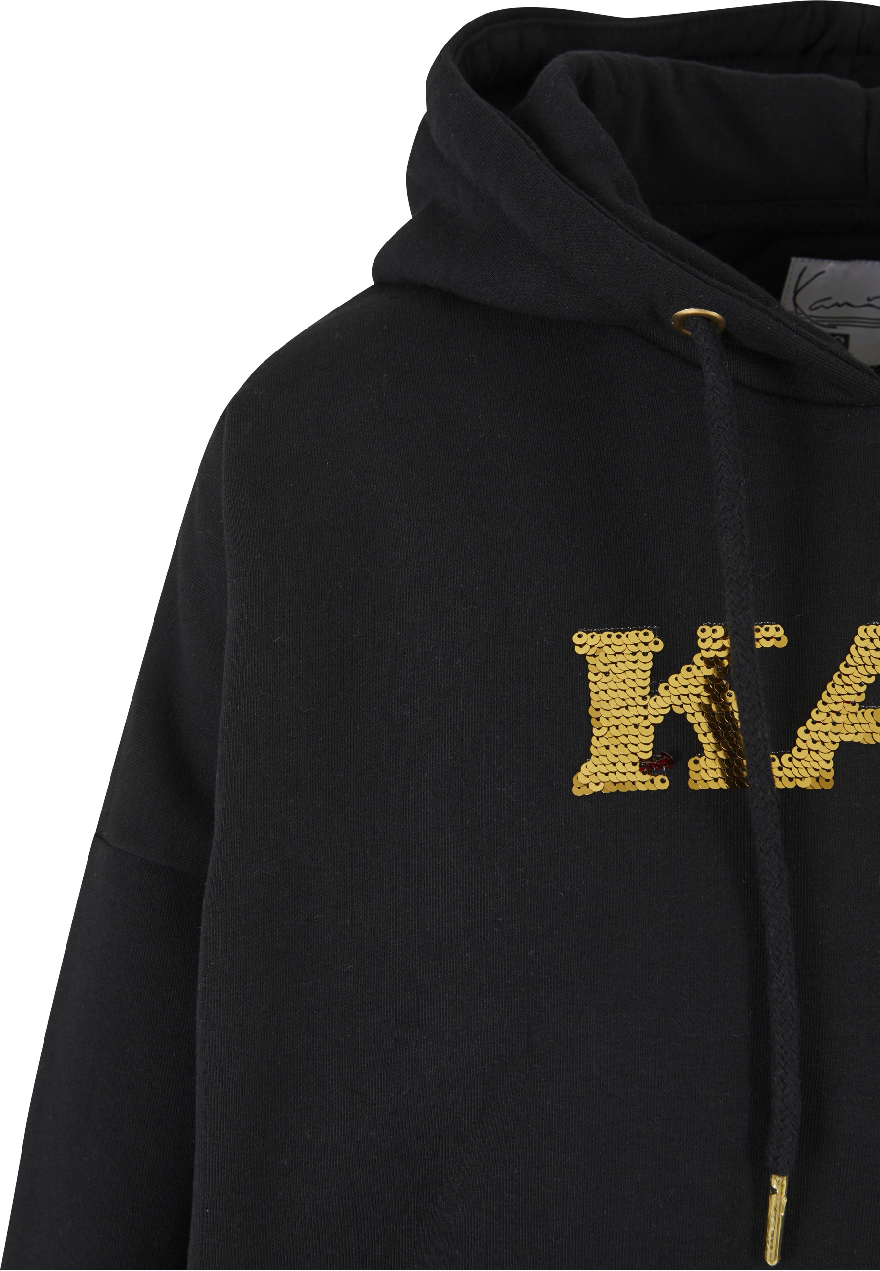 Karl Kani Hoodie »Karl Kani Damen KW213-059-1 Retro Sequins OS Hoodie black«, 1 Stk.
