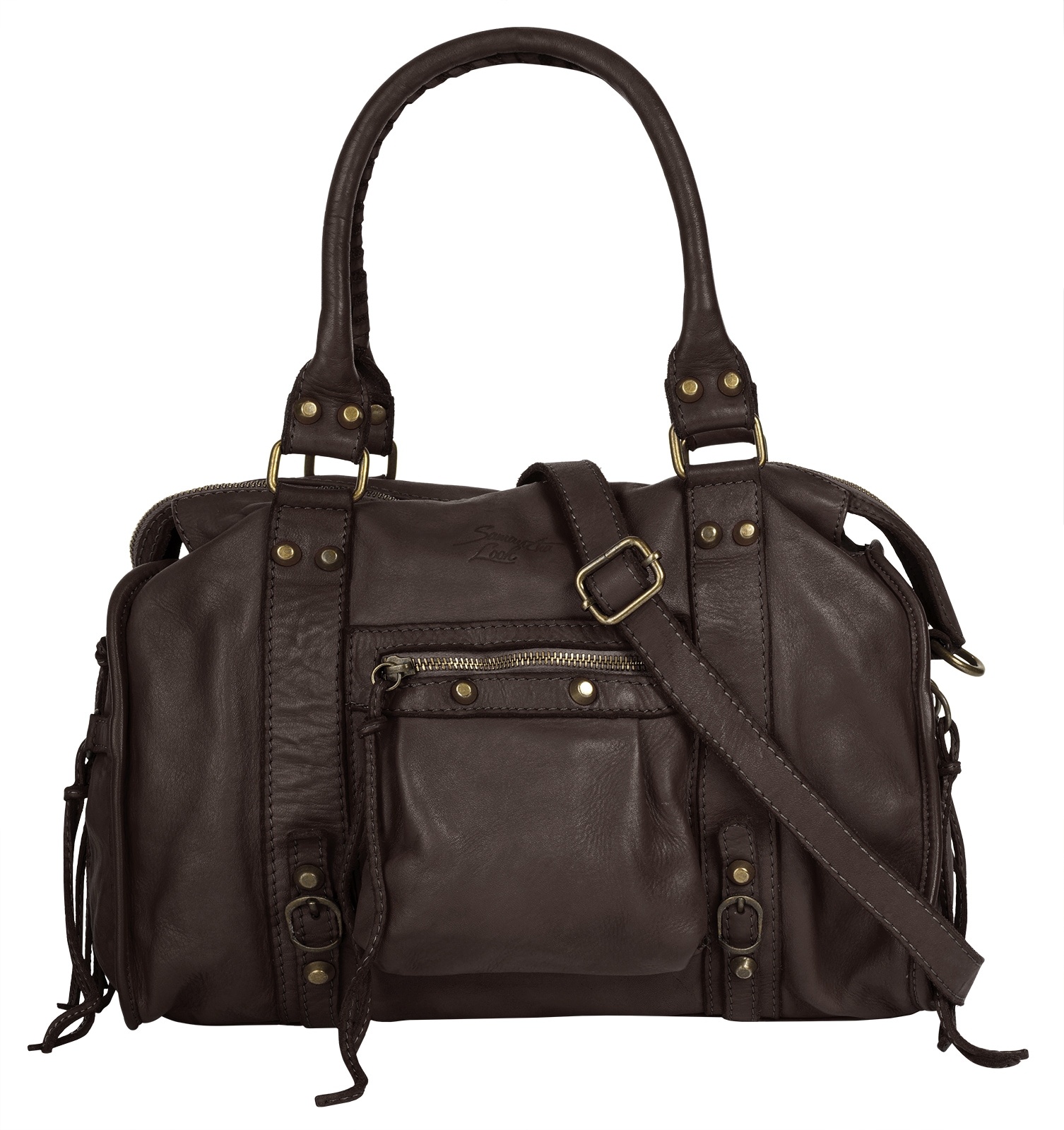 Samantha Look Shopper echt Leder, Made in Italy