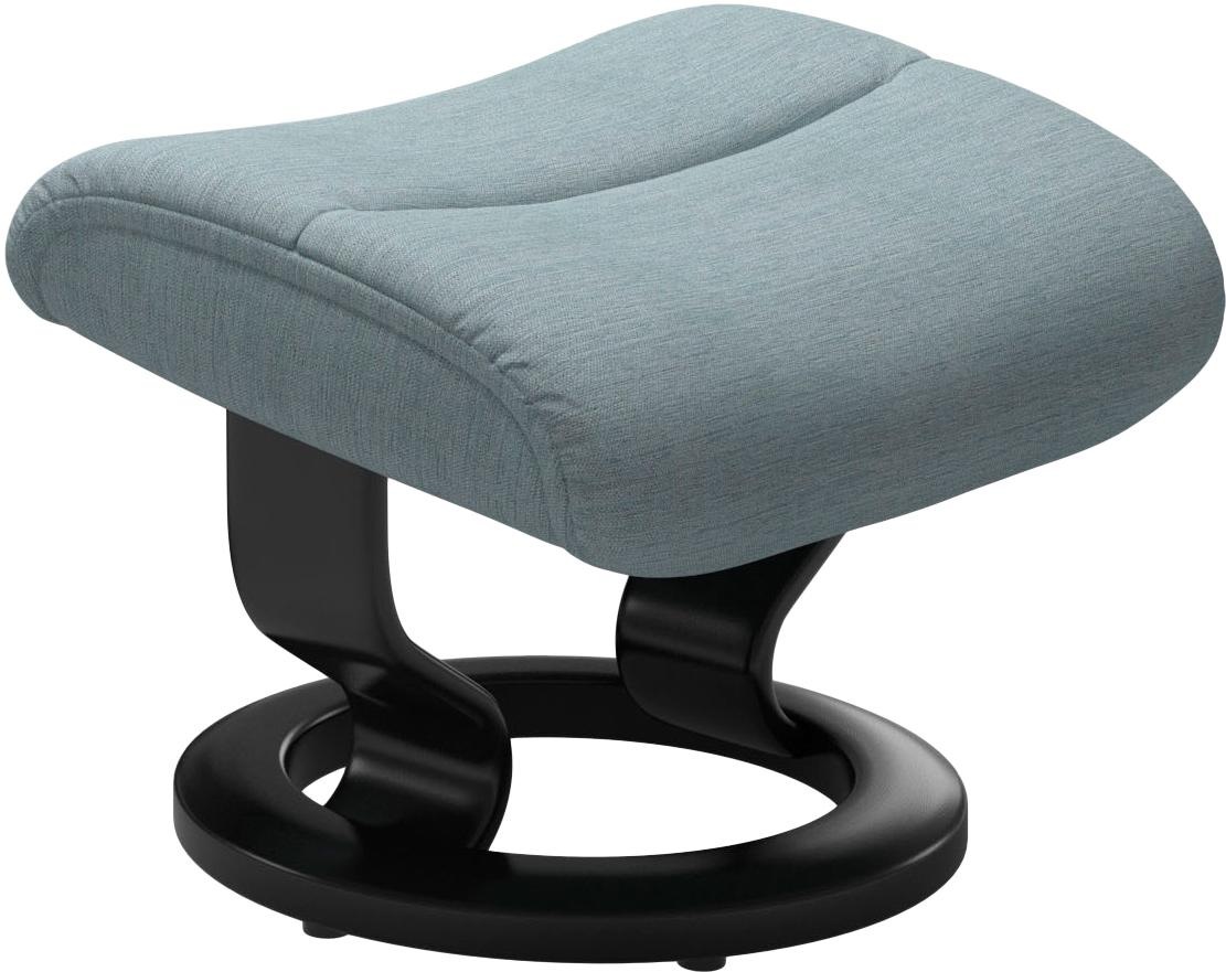 Stressless® Relaxsessel »View«, (Set, Relaxsessel mit Hocker), mit Classic Base, Größe M,Gestell Schwarz