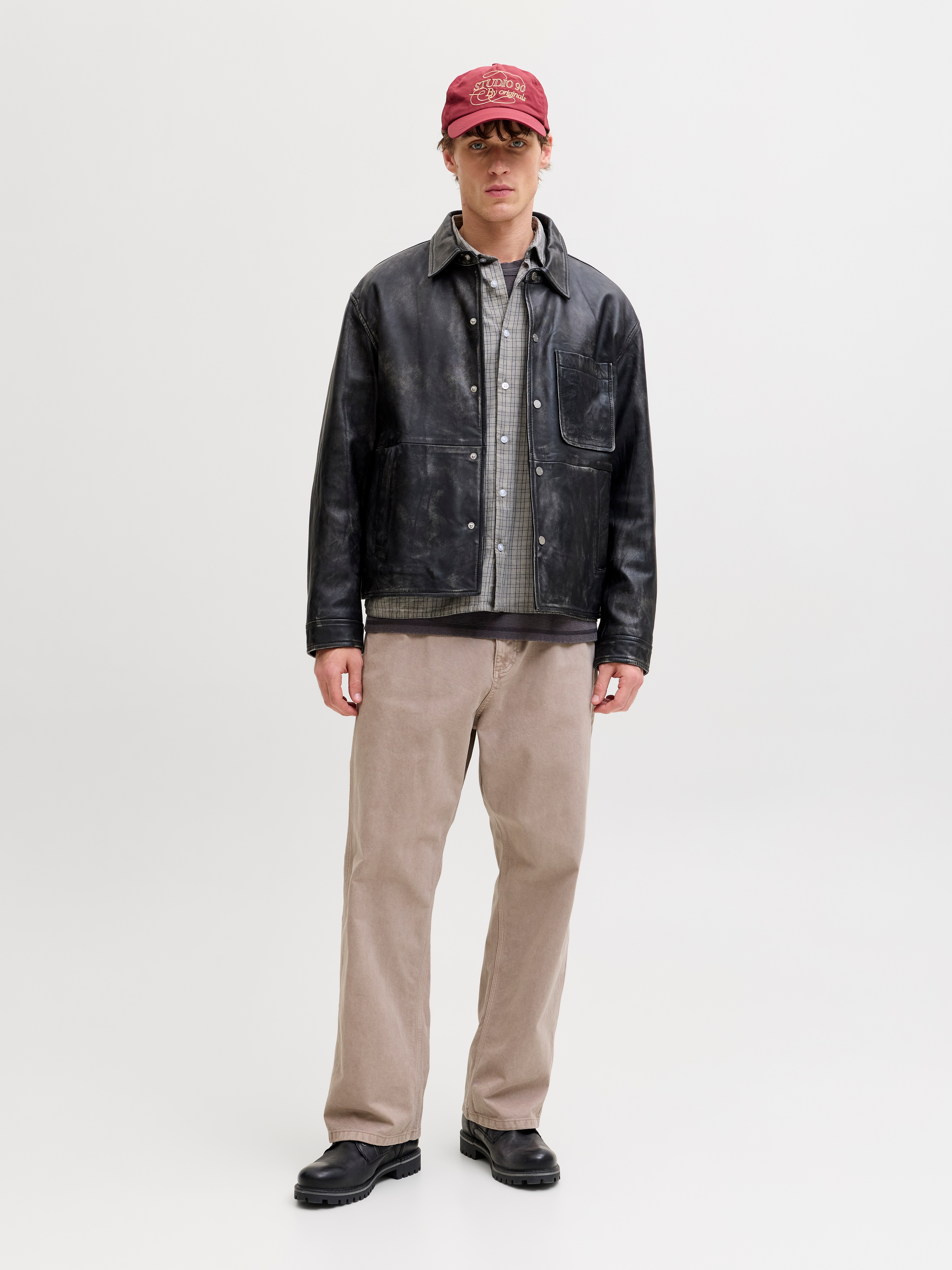 Thumbnail - Jack & Jones Chinos "JPSTALEX RAYE WORKER PANTS SN" mit Five-Pocket-Design