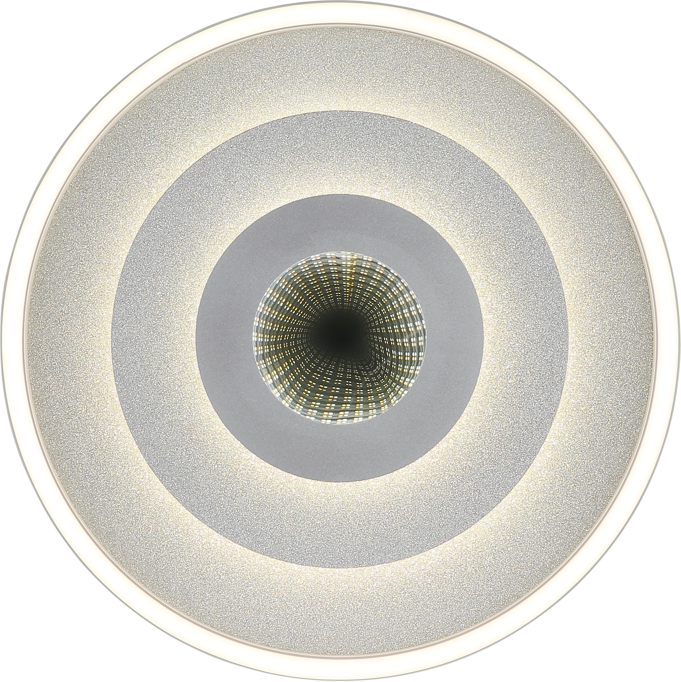 GLOBO LIGHTING Deckenleuchte »MILES« LED-Modul 1 Stk. LED-Deckenleuchte mit 3D-Effekt, dimmbar, modern & hell