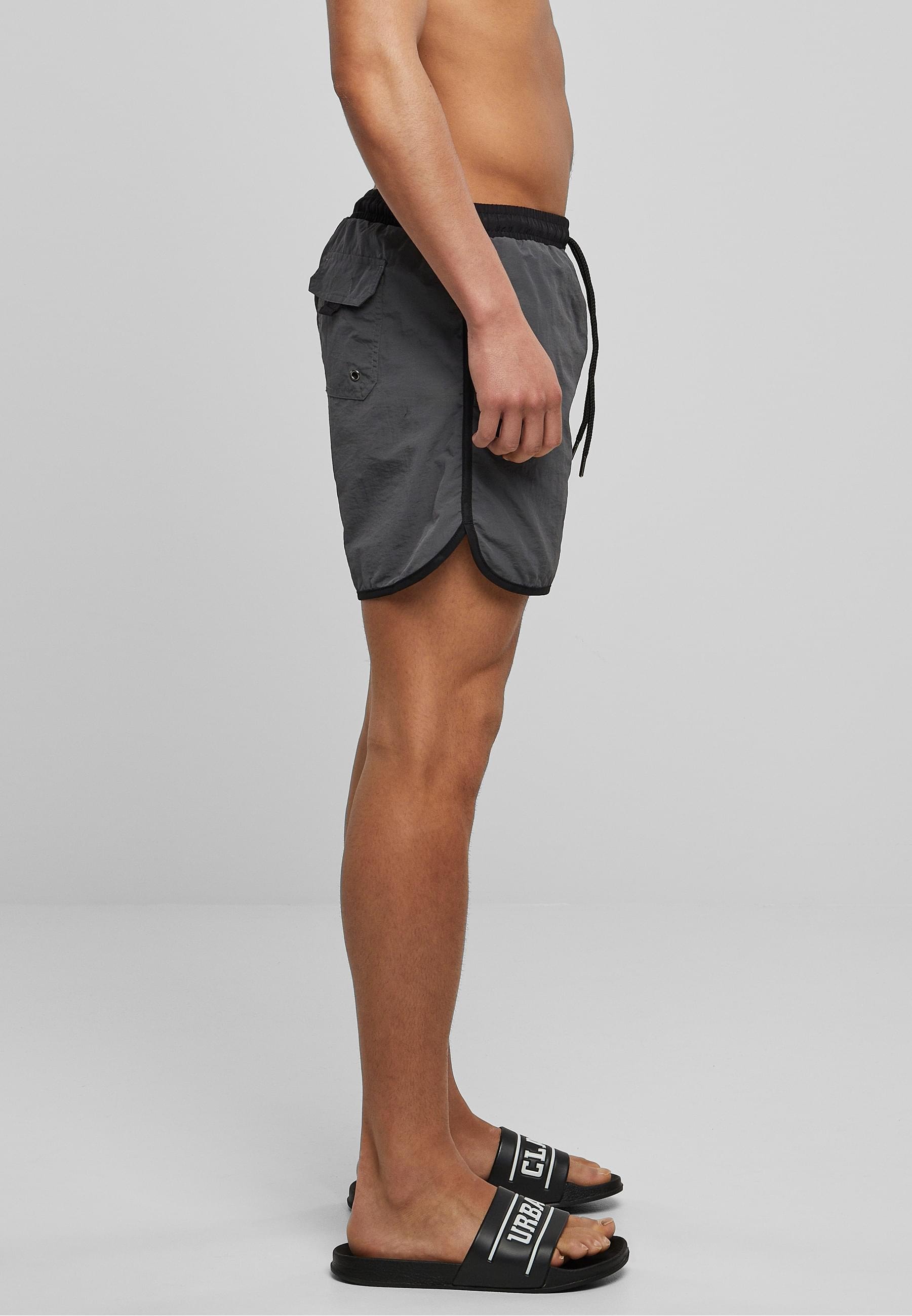 URBAN CLASSICS Badeshorts »Urban Classics Herren Retro Swimshorts«