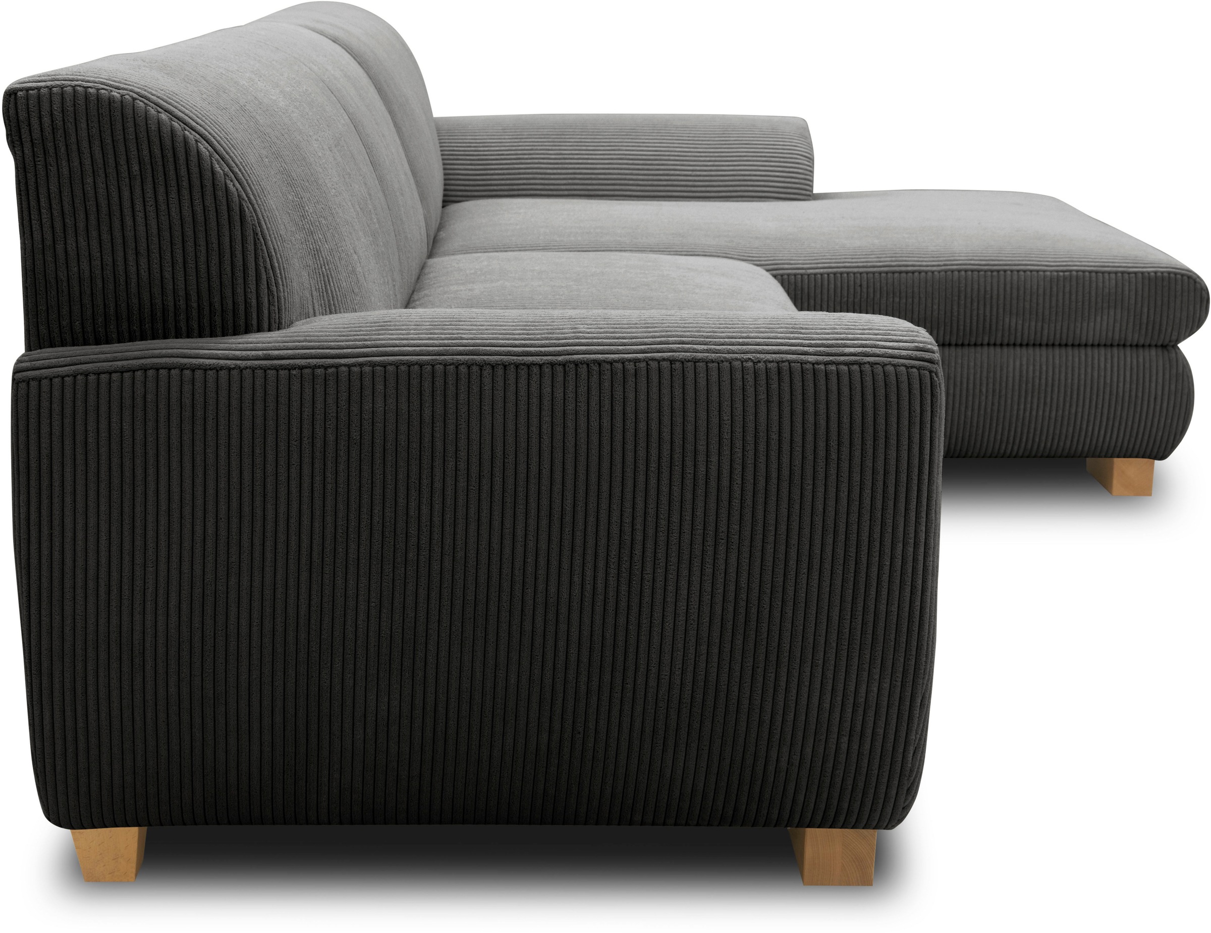 Home affaire Ecksofa »Nika L-Form«, wahlweise mit Bettfunktion, auch in Cord