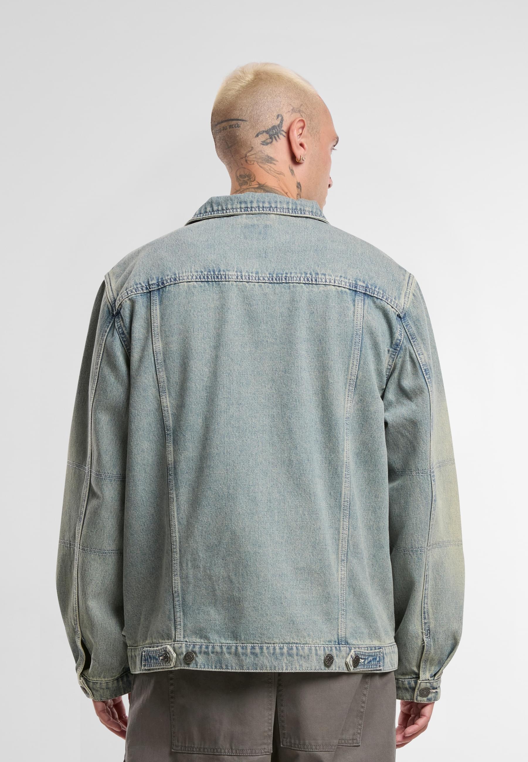 Karl Kani Jeansjacke »Karl Kani Karl Kani OG OS Denim Jacket«, (1 St.), ohne Kapuze