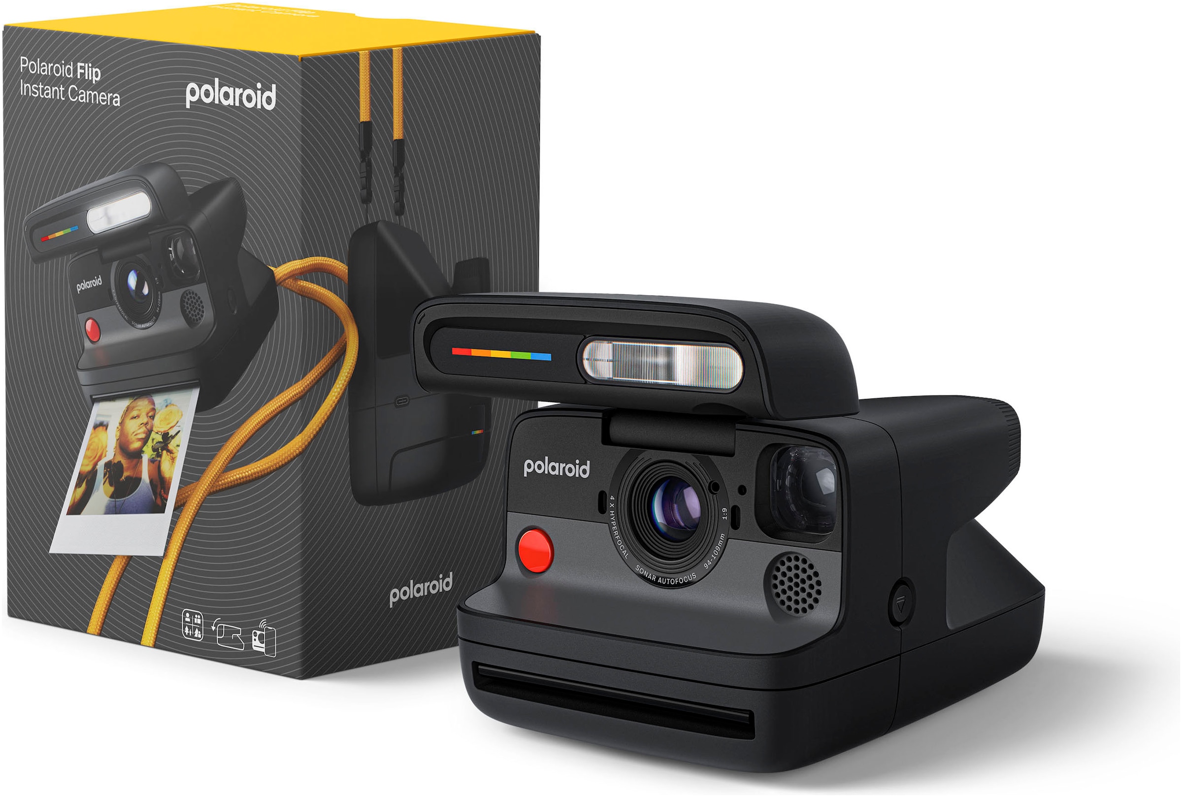 Polaroid Sofortbildkamera »Flip«, Mittelfeldobjektiv 3 – 101,4 mm, Bluetooth