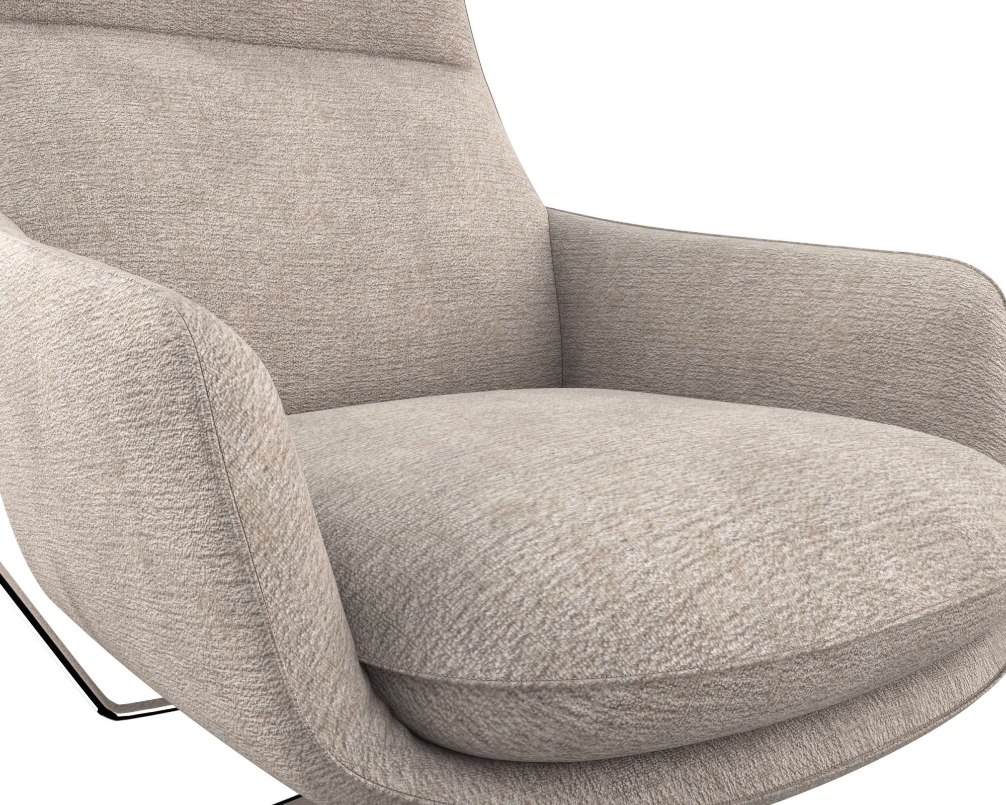FLEXLUX Drehsessel »Marinella, Relaxsessel, TV-Loungesessel, Polstersessel,«, Liegefunktion, drehbar, Fuß Alu, OTTOs Choice