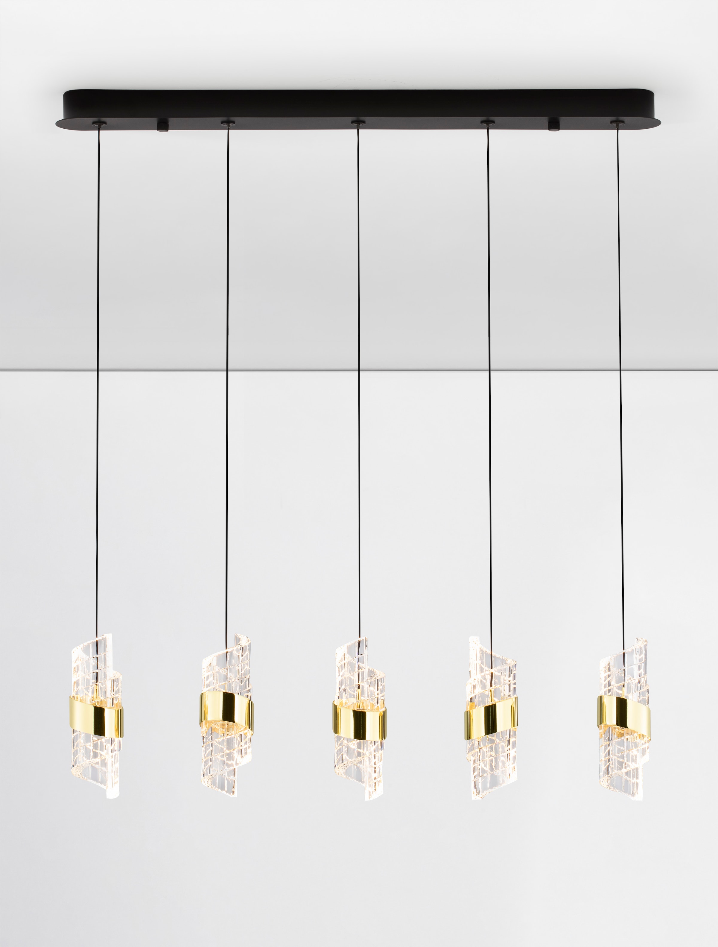 Nova Luce Pendelleuchte »SENECA«, 5 flammig, Leuchtmittel LED-Modul | LED fest integriert