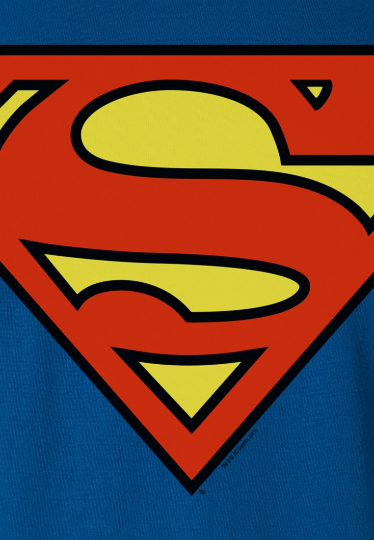 LOGOSHIRT T-Shirt »SUPERMAN - LOGO« mit coolem Frontprint