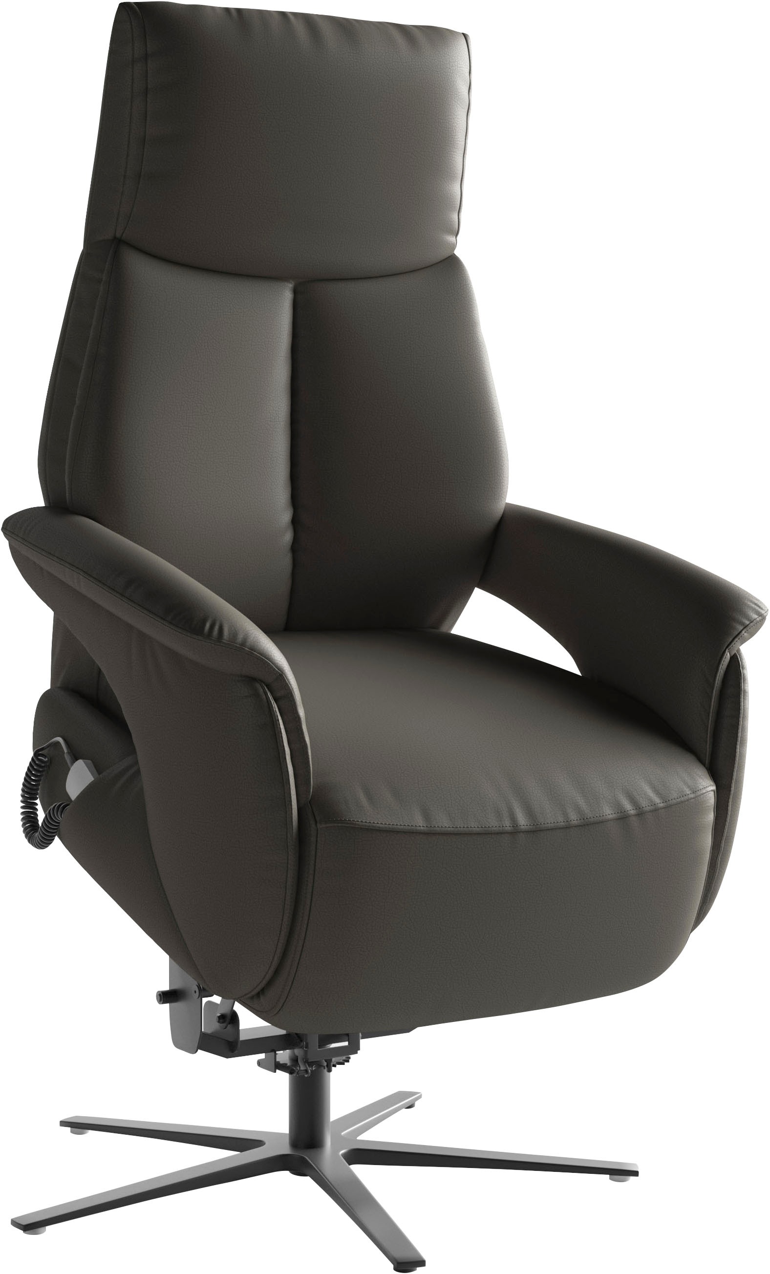 sit&more TV-Sessel »Lazy mit Kopfteilverstellung & Drehfunktion, weitere Funktionen« Ergonomie L: elektr. Fußstütze, Rückenlehne & Aufstehhilfe, Herz-Waage