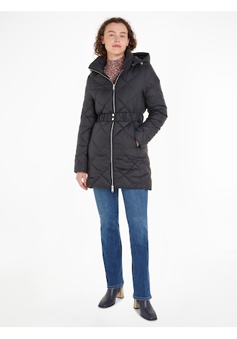 Steppmantel »ELEVATED BELTED QUILTED COAT«