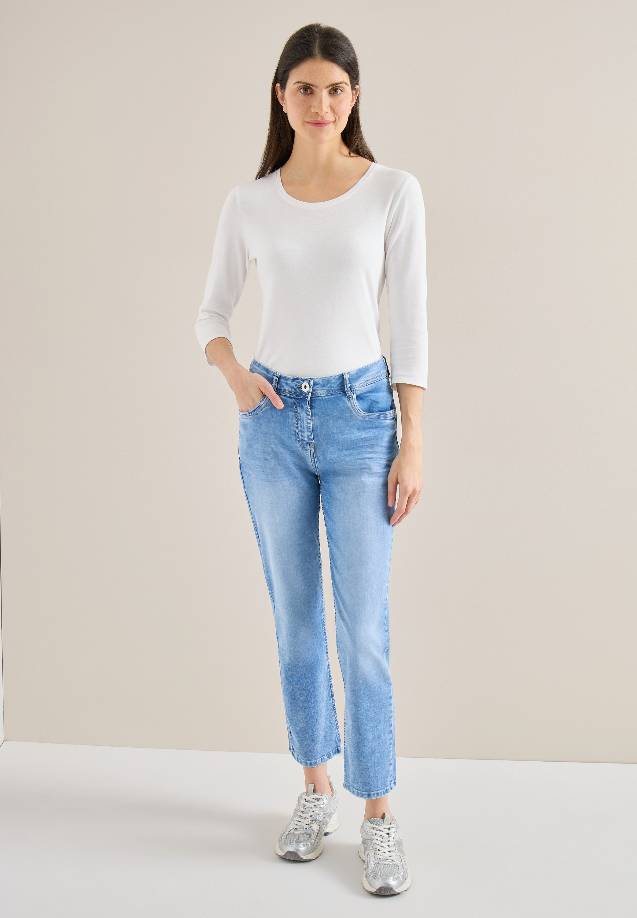 Cecil Slim-fit-Jeans High Waist