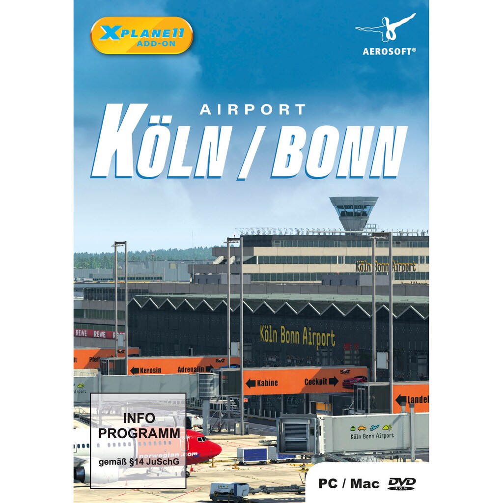 aerosoft Spielesoftware »XPlane 11 AddOn Airport Köln/Bonn«, PC