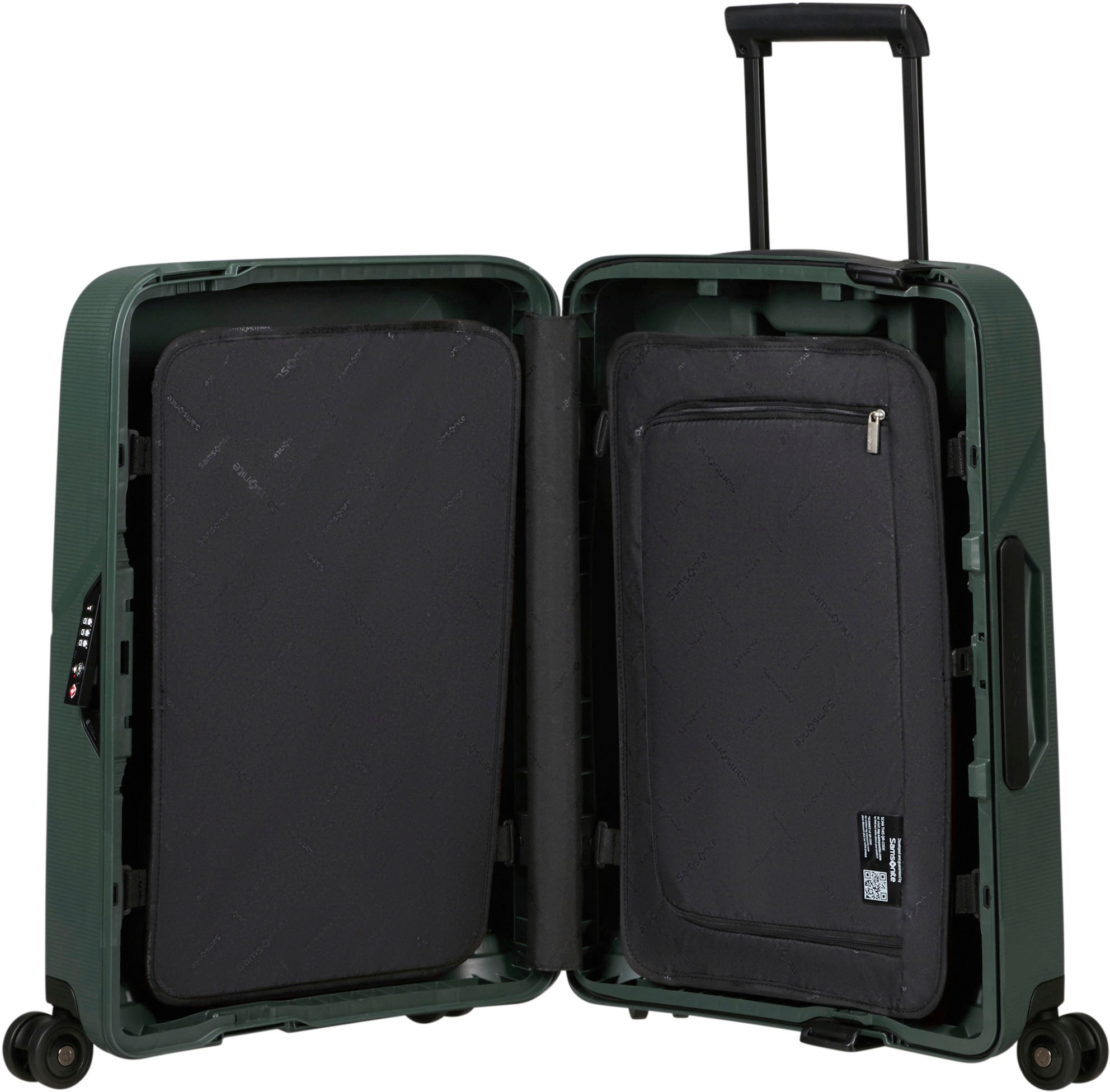 Samsonite Hartschalen-Trolley »MAGNUM ECO, verschiedene Größen und Farben«, 4 Rollen, Reisekoffer Trolley Aufgabegepäck TSA-Zahlenschloss Made in Europe