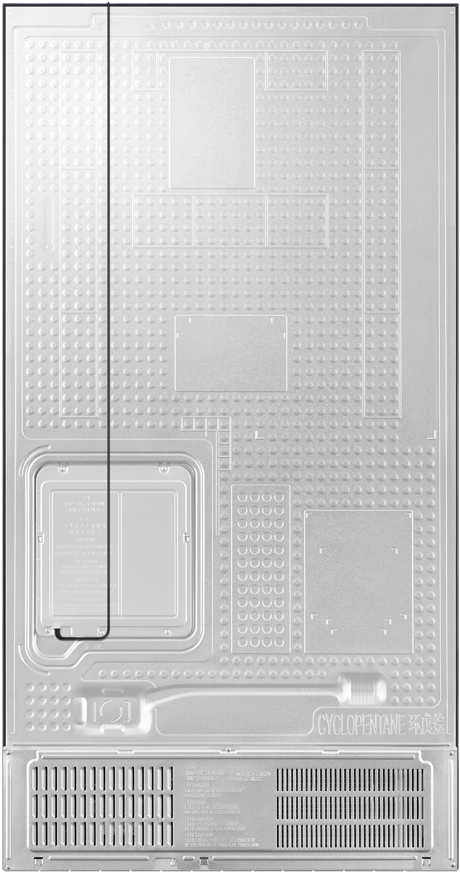 Samsung Side-by-Side »RS57DG410EM9« 178 cm hoch 91,2 cm breit mit Wasserspender, No Frost+, AI Energy Mode, SpaceMax