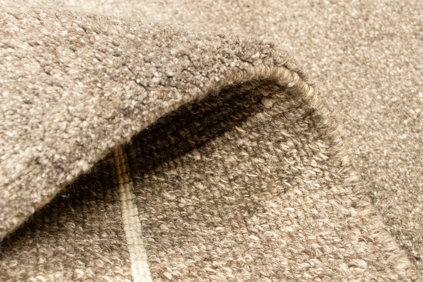 morgenland Wollteppich »Nepal Teppich handgeknüpft braun«, rechteckig, handgeknüpft