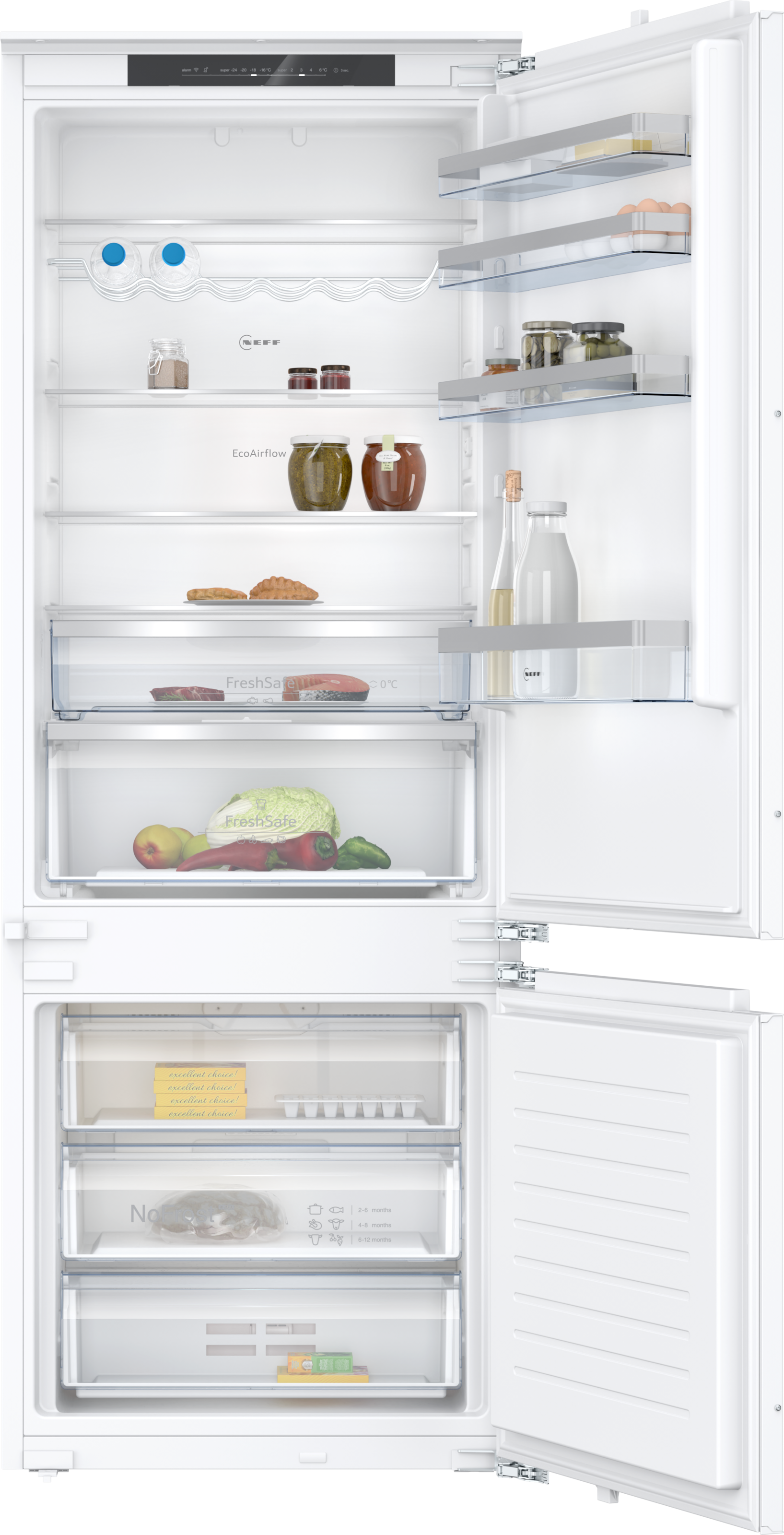 NEFF Einbaukühlgefrierkombination N 50 "KB7962FE0" 193,5 cm hoch 70,8 cm br günstig online kaufen
