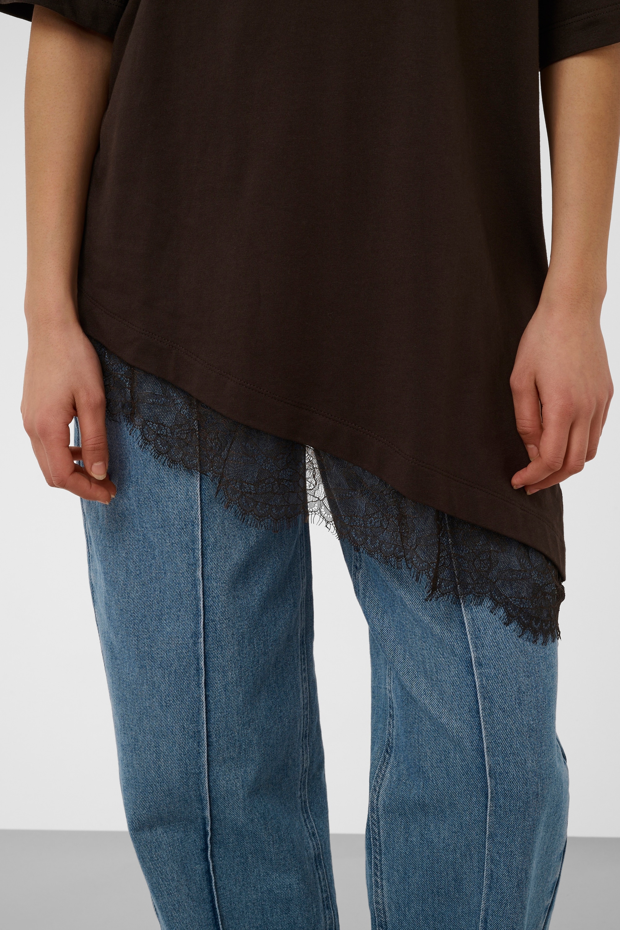 SOAKED IN LUXURY Longtop »Damen T-Shirt kurzarm SLJina«