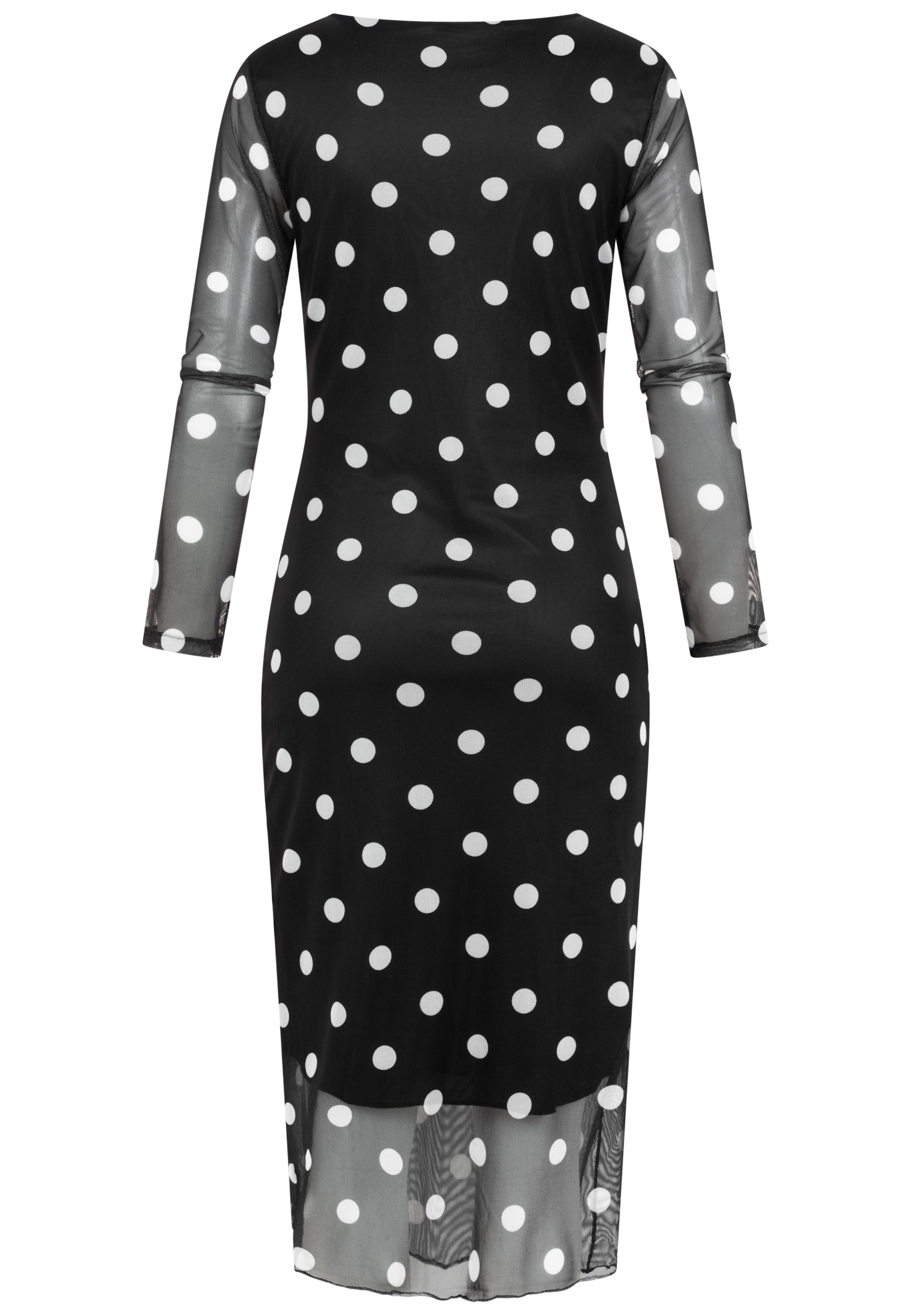 CLOUD 5IVE A-Linien-Kleid »CLOUD 5IVE Long-sleeve Dress Polka Dots« 1 tlg.