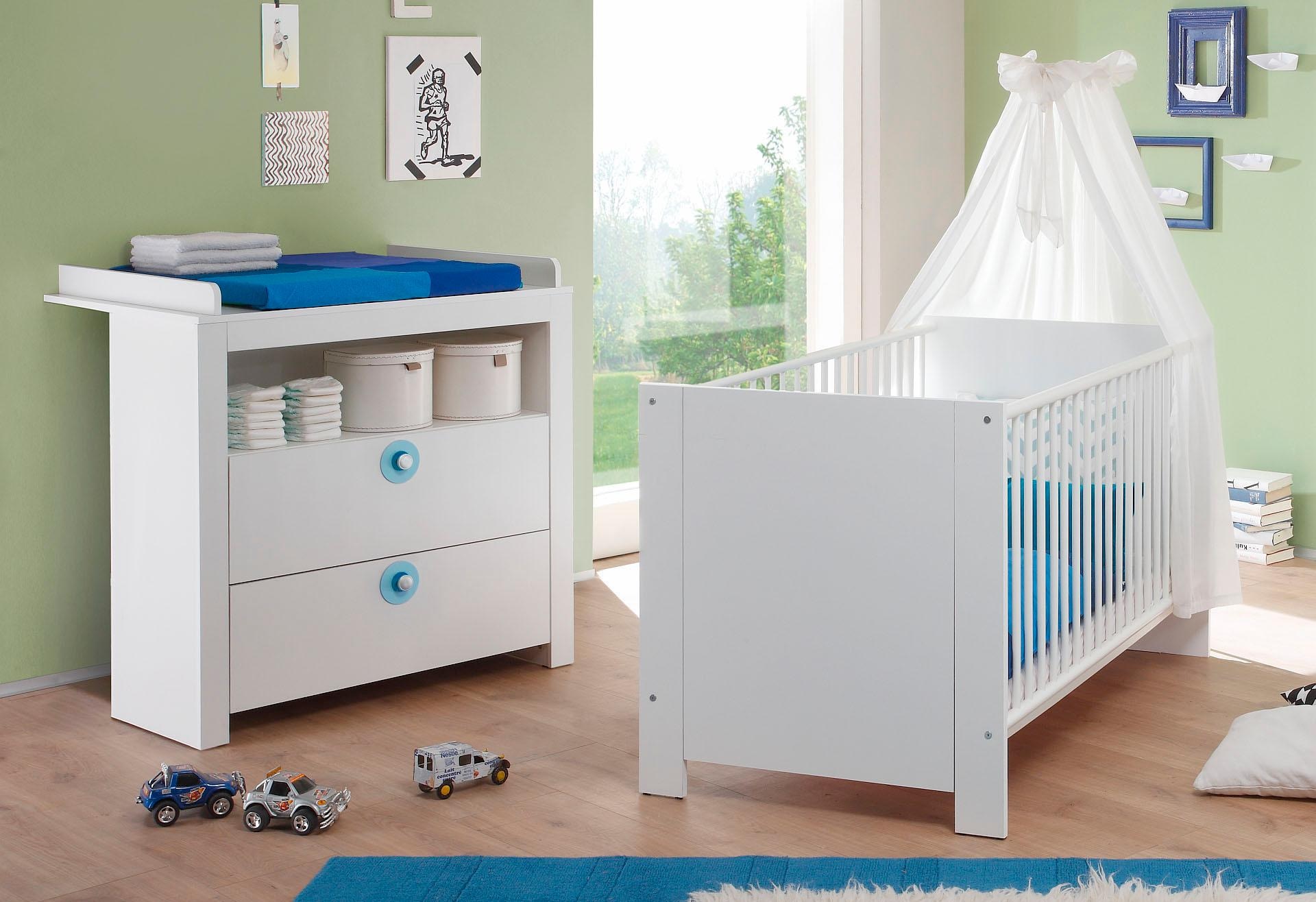 trendteam Babymöbel-Set »Olivia, Deal für begrenzte Zeit!«, (Spar-Set, 2 tlg., Bett, Wickelkommode), Bett + Wickelkommode