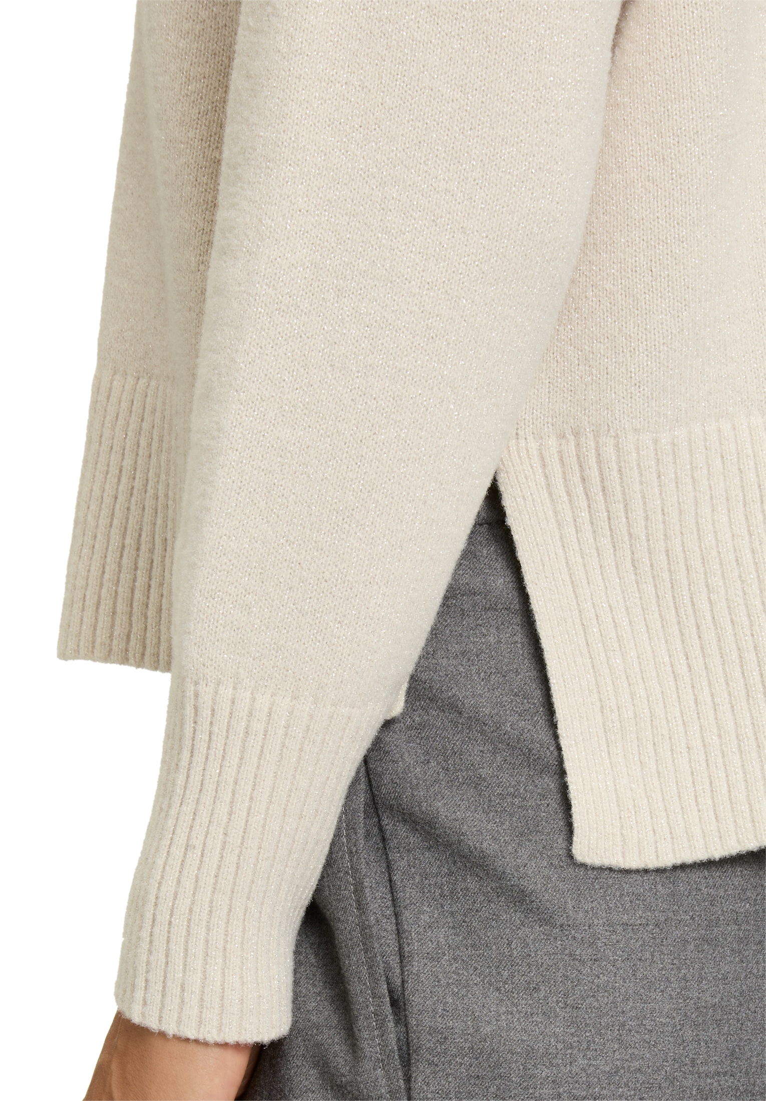 Betty Barclay Strickpullover »Betty Barclay Damen Strickpullover mit Lurexfaden«, (1 tlg.), Kragen