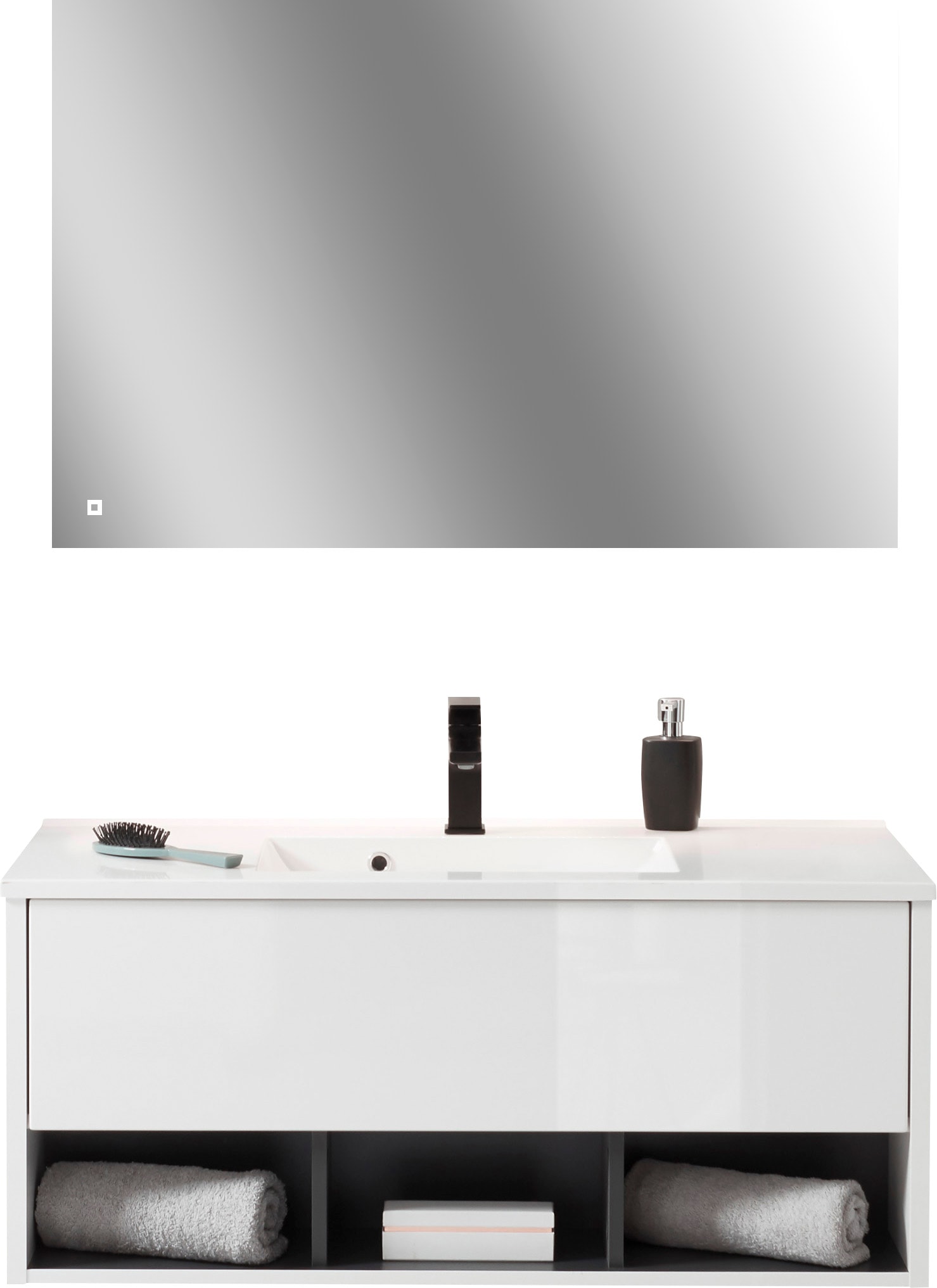 PLACES OF STYLE Badmöbel-Set "Studio Line, Bad im modernen Design, 2-teilig günstig online kaufen