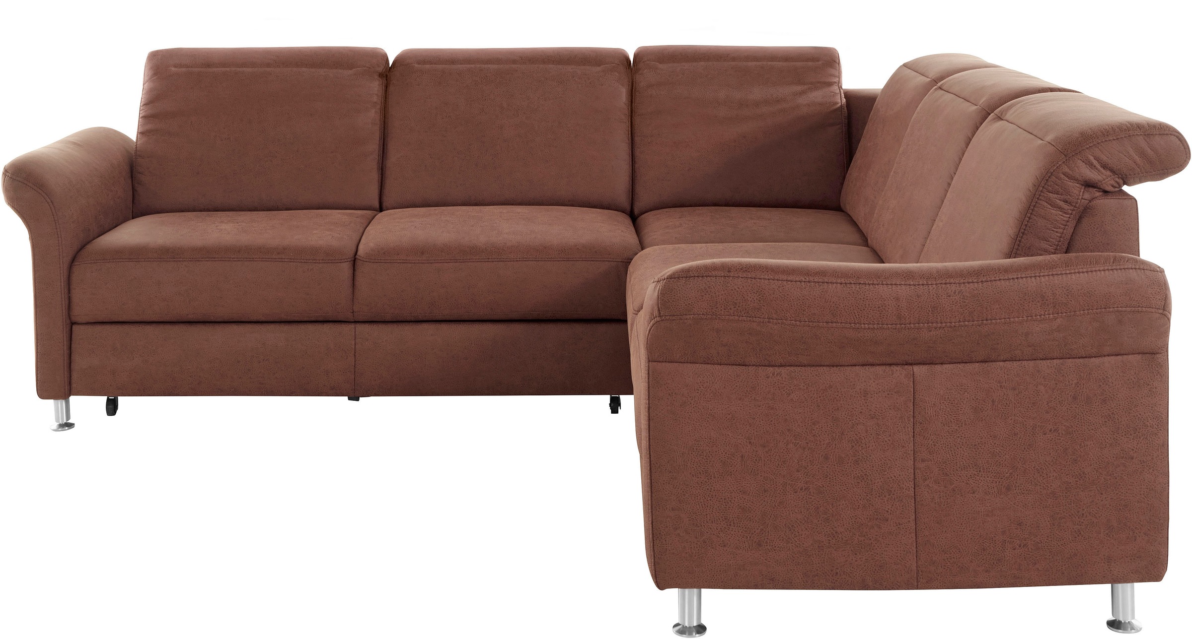 sit&more Ecksofa "Darwin L-Form" inklusive Federkern, wahlweise mit Kopftei günstig online kaufen