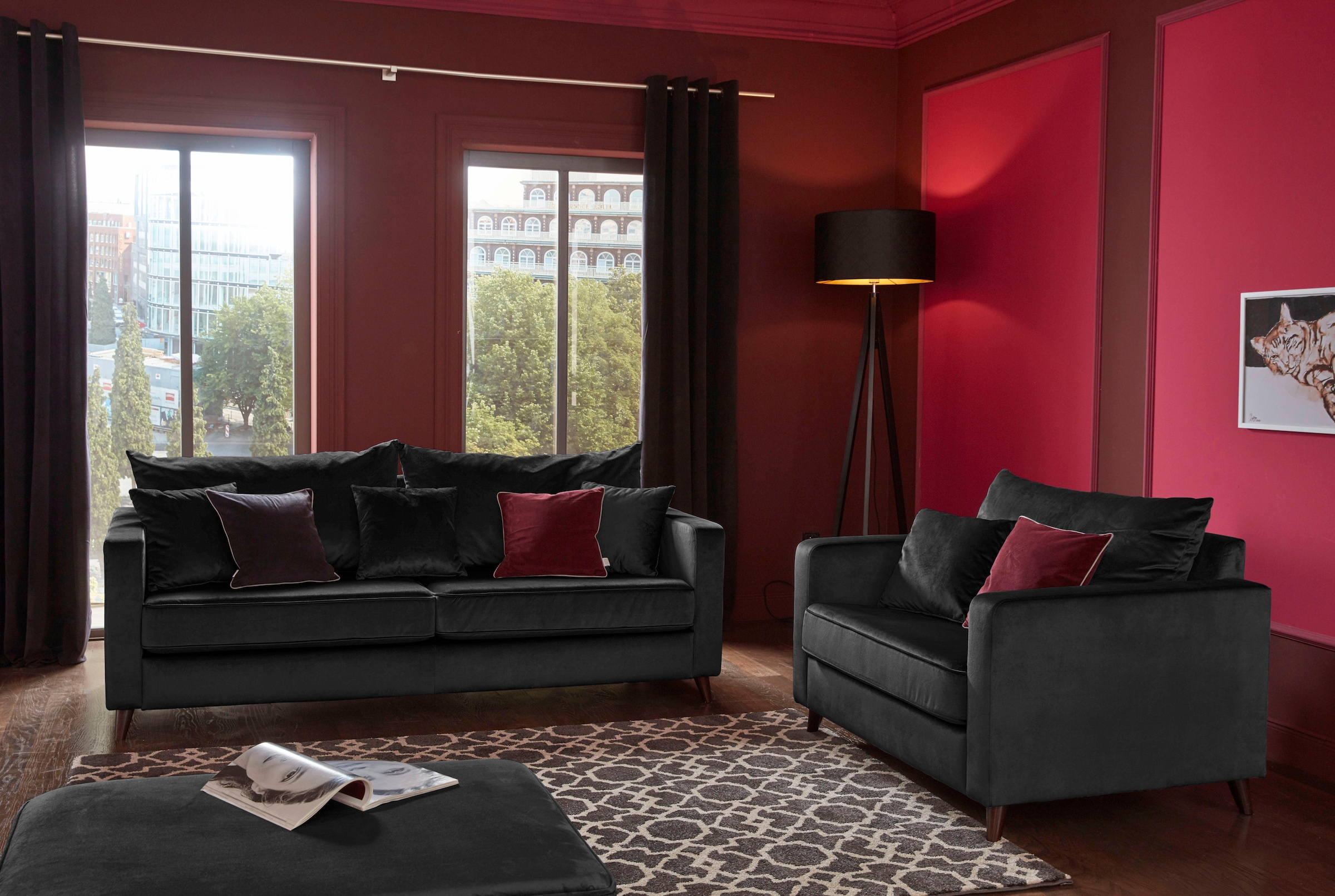 Guido Maria Kretschmer Home&Living 3-Sitzer »Renesse«, lose Kissen, Keder an Sitzkissen