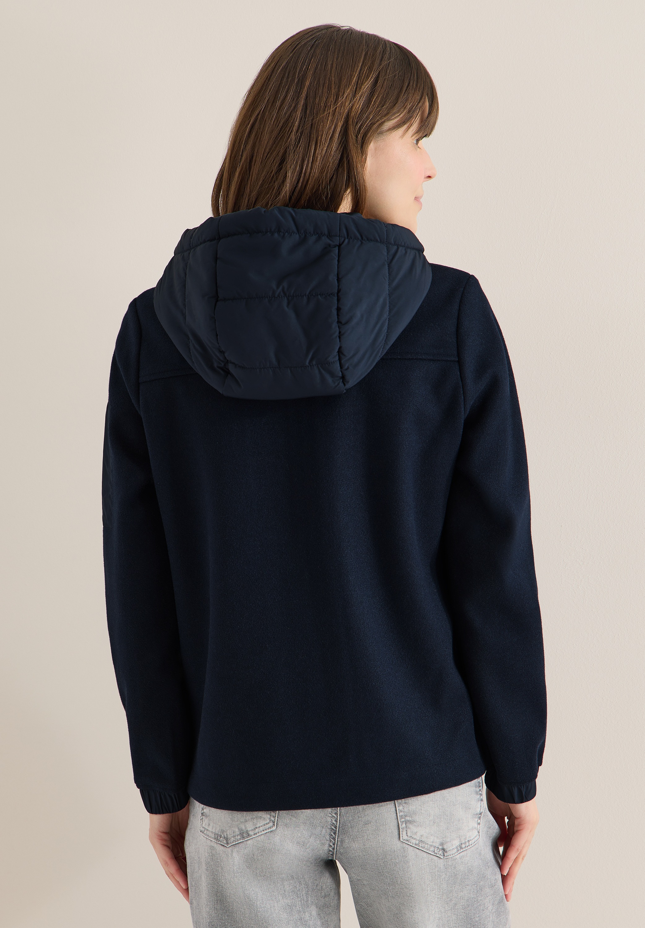 Cecil Fellimitatjacke mit Kapuze