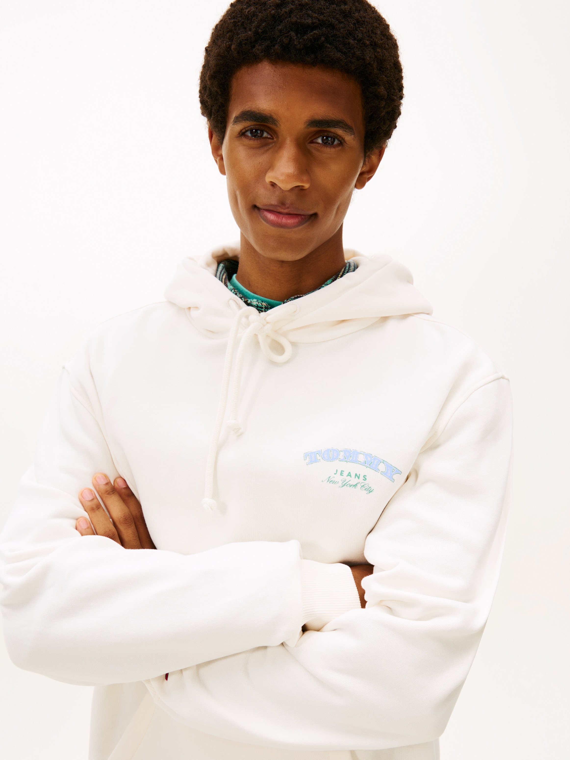 Tommy Jeans Hoodie "TJM DOLLAR STACK", mehrfarbiger Rückenprint, regular fi günstig online kaufen