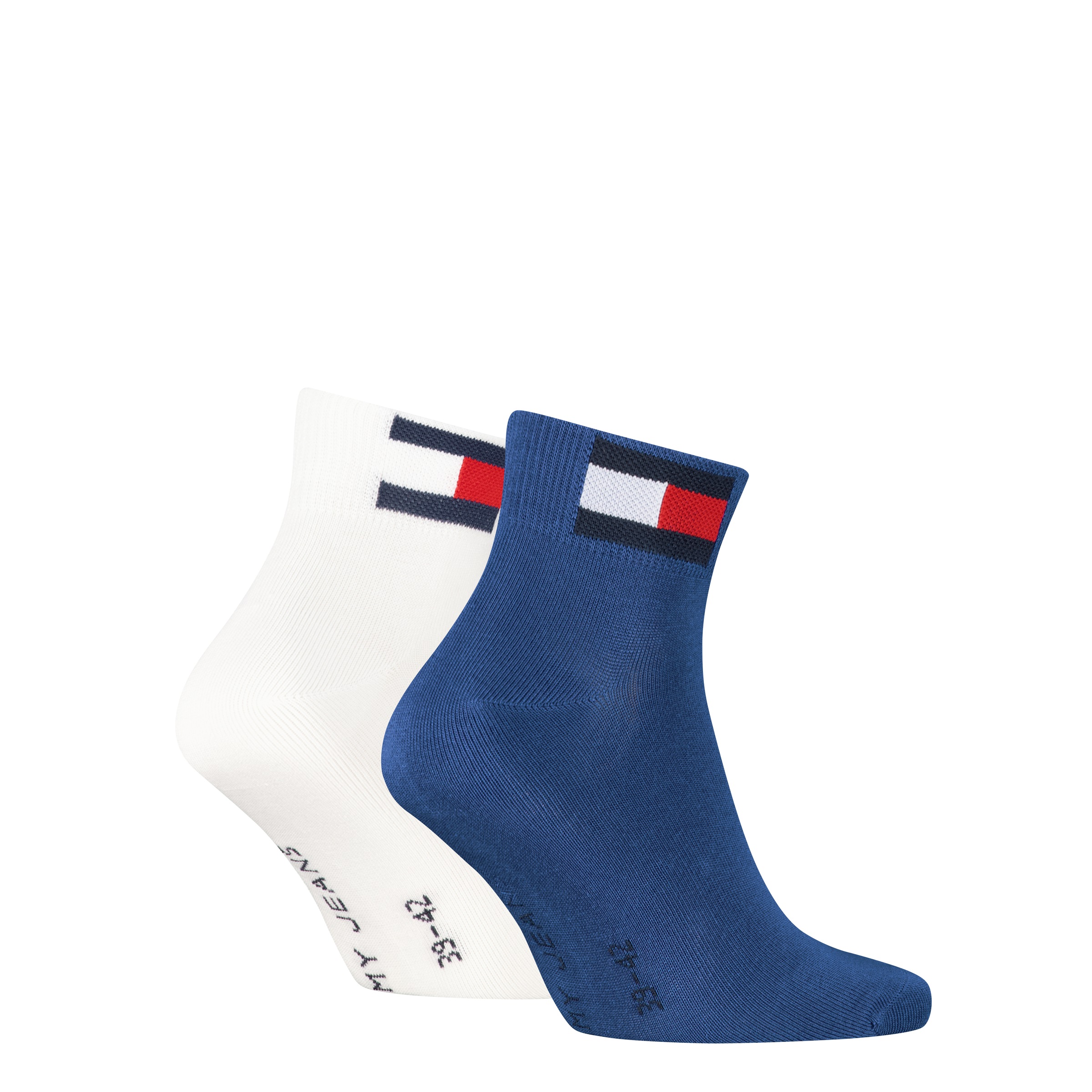 Tommy Hilfiger Kurzsocken "TH UNI TJ QUARTER 2P FLAG" 2 Paar, Verstärkte Fe günstig online kaufen