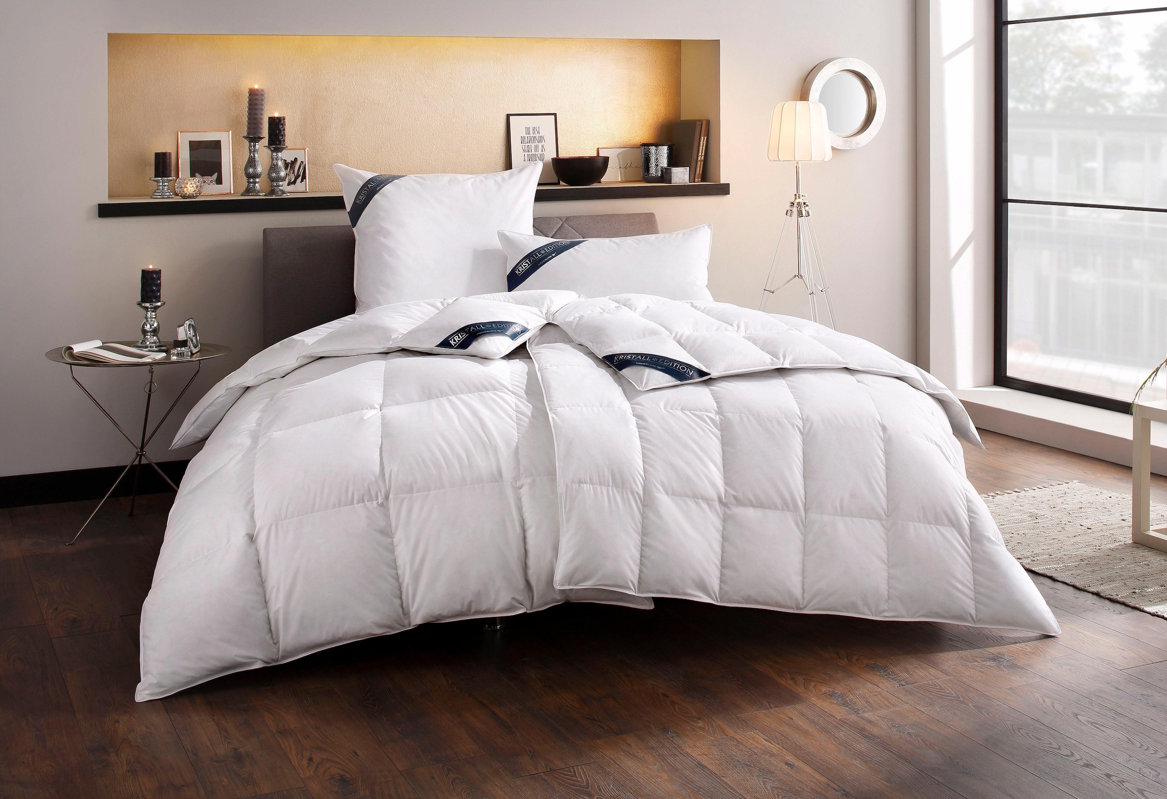 Haeussling Daunenbettdecke "Kristall Edition" normal Füllung 60Daunen40Fede günstig online kaufen