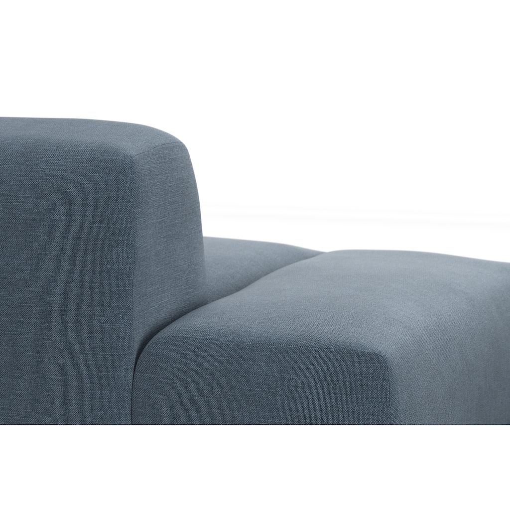 TRENDMANUFAKTUR Ecksofa Braga, aus 2 Teilen, moderner Cord-Stoff