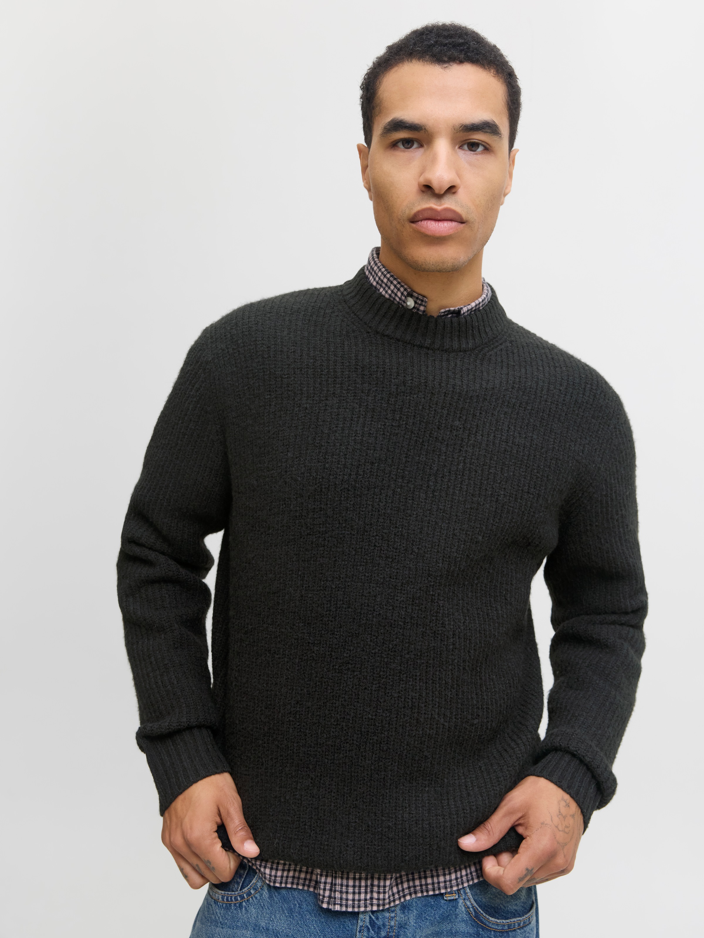 Jack & Jones Strickpullover "JORYORK OLLIE KNIT CREW NECK" günstig online kaufen