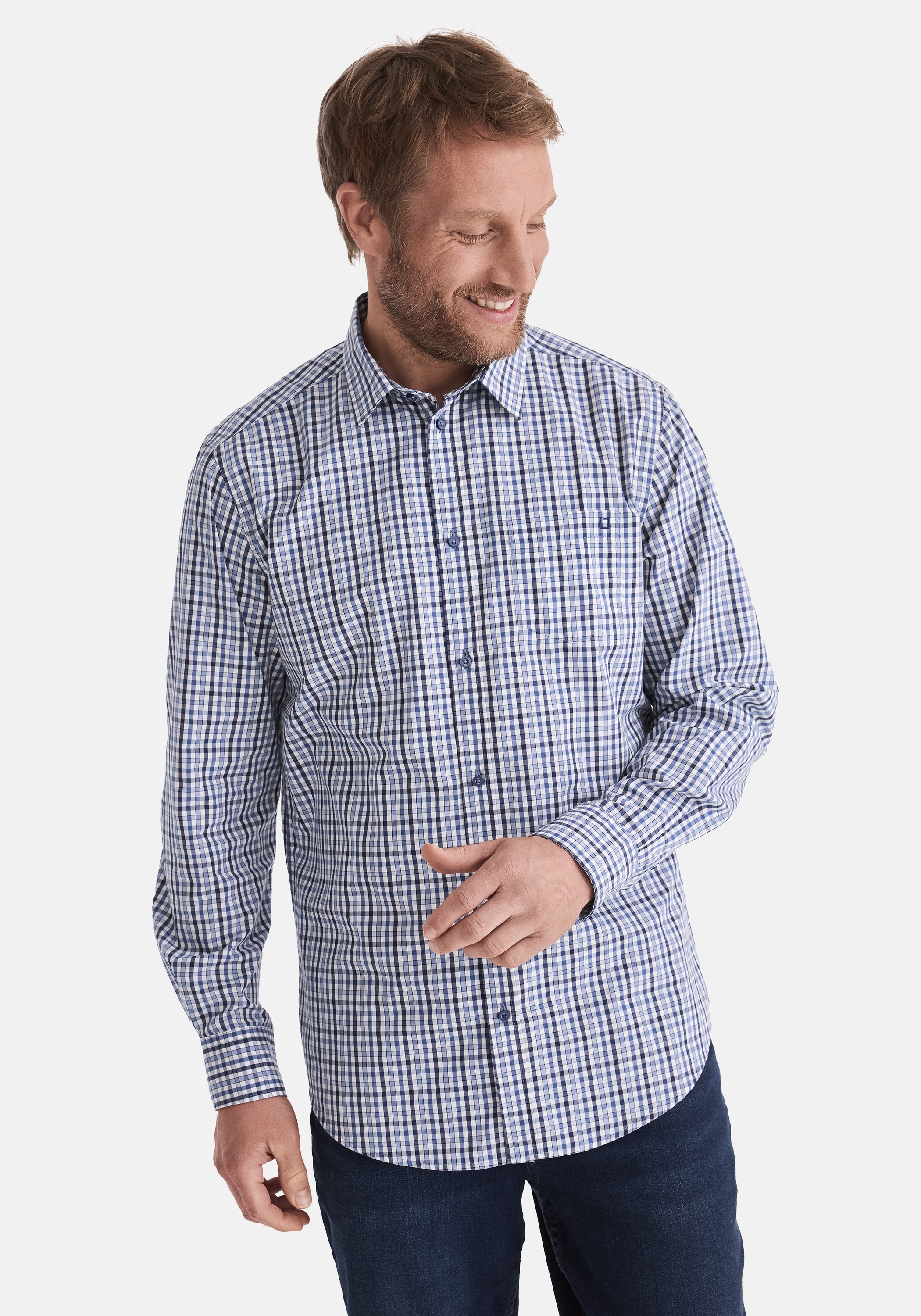 Stooker Men "HUGH Hemd Langarm Regular Fit" Langarm Hemd Regular Fit für Herren