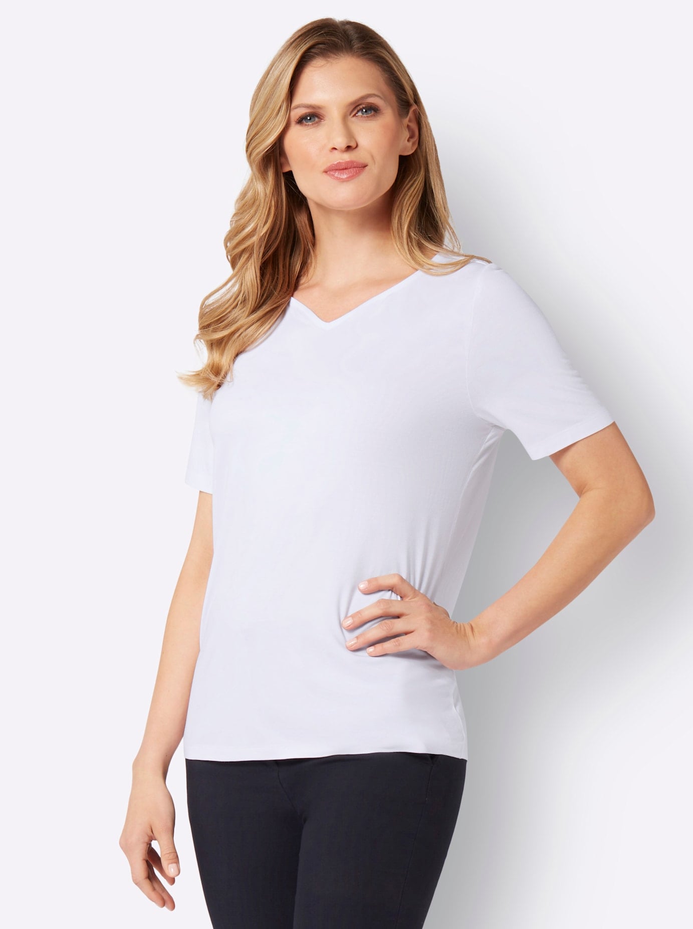 Classic Basics Kurzarmshirt "Kurzarm-Shirt" 1 Stk.