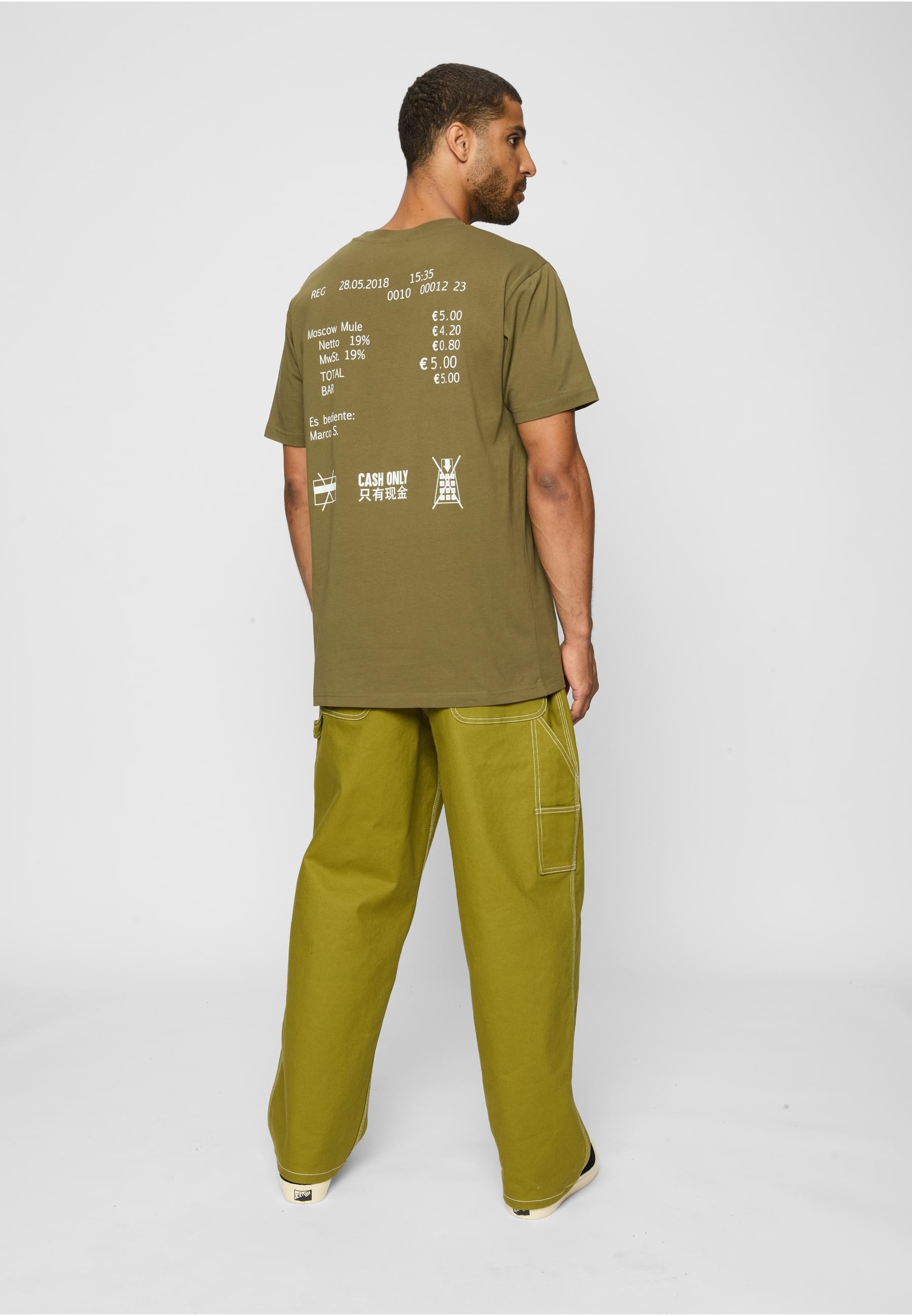 MisterTee Kurzarmshirt »MisterTee Herren Cash Only Tee«, (1 tlg.)