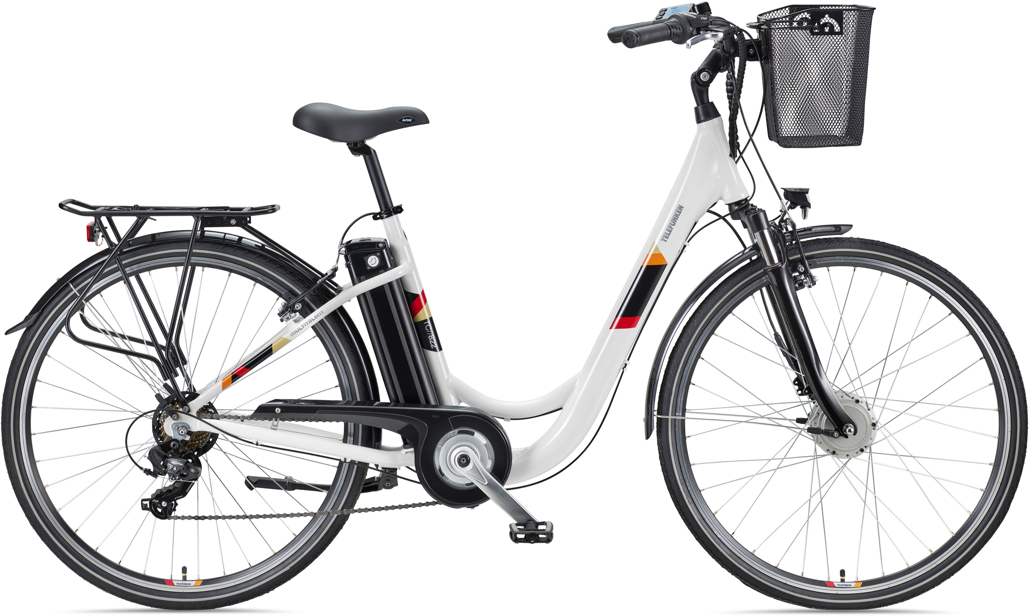 E-Bike »Multitalent RC822«, 7 Gang, Shimano, Tourney, Frontmotor 250 W, mit...