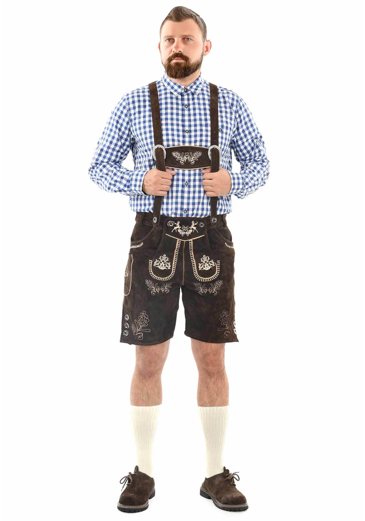 Alessandro Salvarini Trachtenlederhose "ASFerdl", Lederhose in Trachtenstil günstig online kaufen