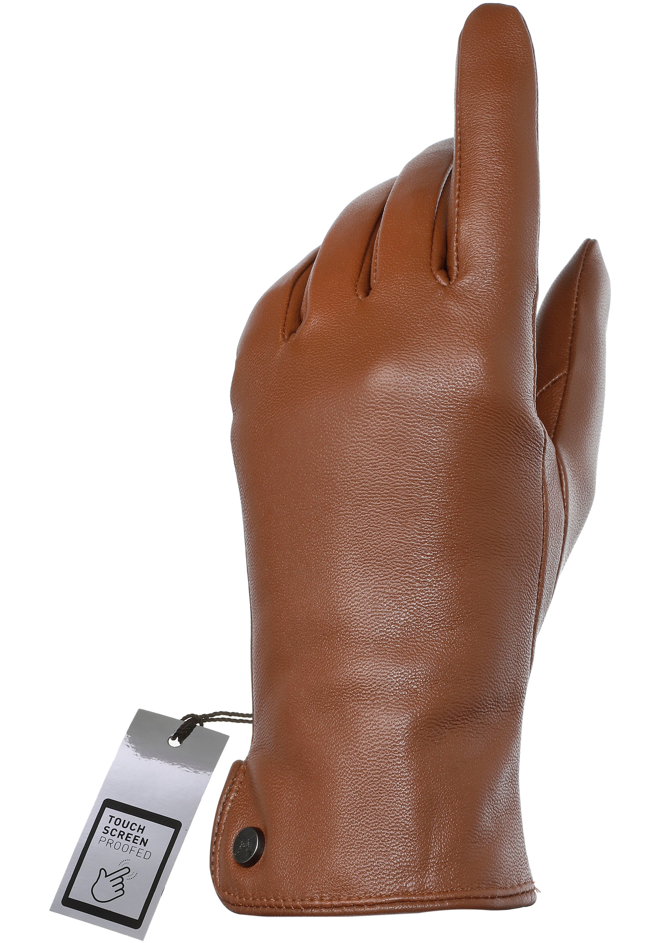 Thumbnail - PEARLWOOD Lederhandschuhe "PAM" weiches Fleece-Innenfutter, Temperaturregulierend, Seitenschlitz