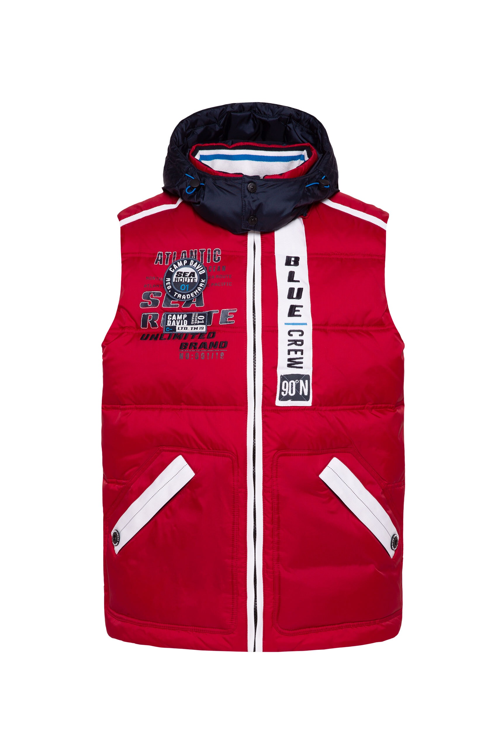 CAMP DAVID Steppweste mit Brusttasche günstig online kaufen