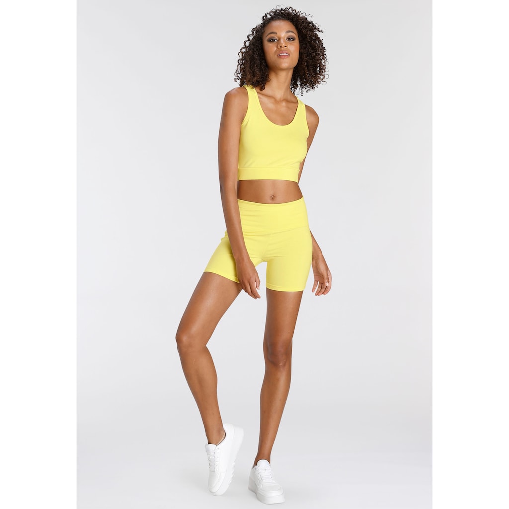 LASCANA ACTIVE Sporttop »-Basic-Crop-Top«