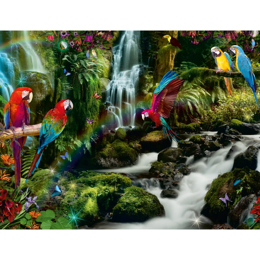 Ravensburger Puzzle »Bunte Papageien im Dschungel«, Made in Germany, FSC® - schützt Wald - weltweit