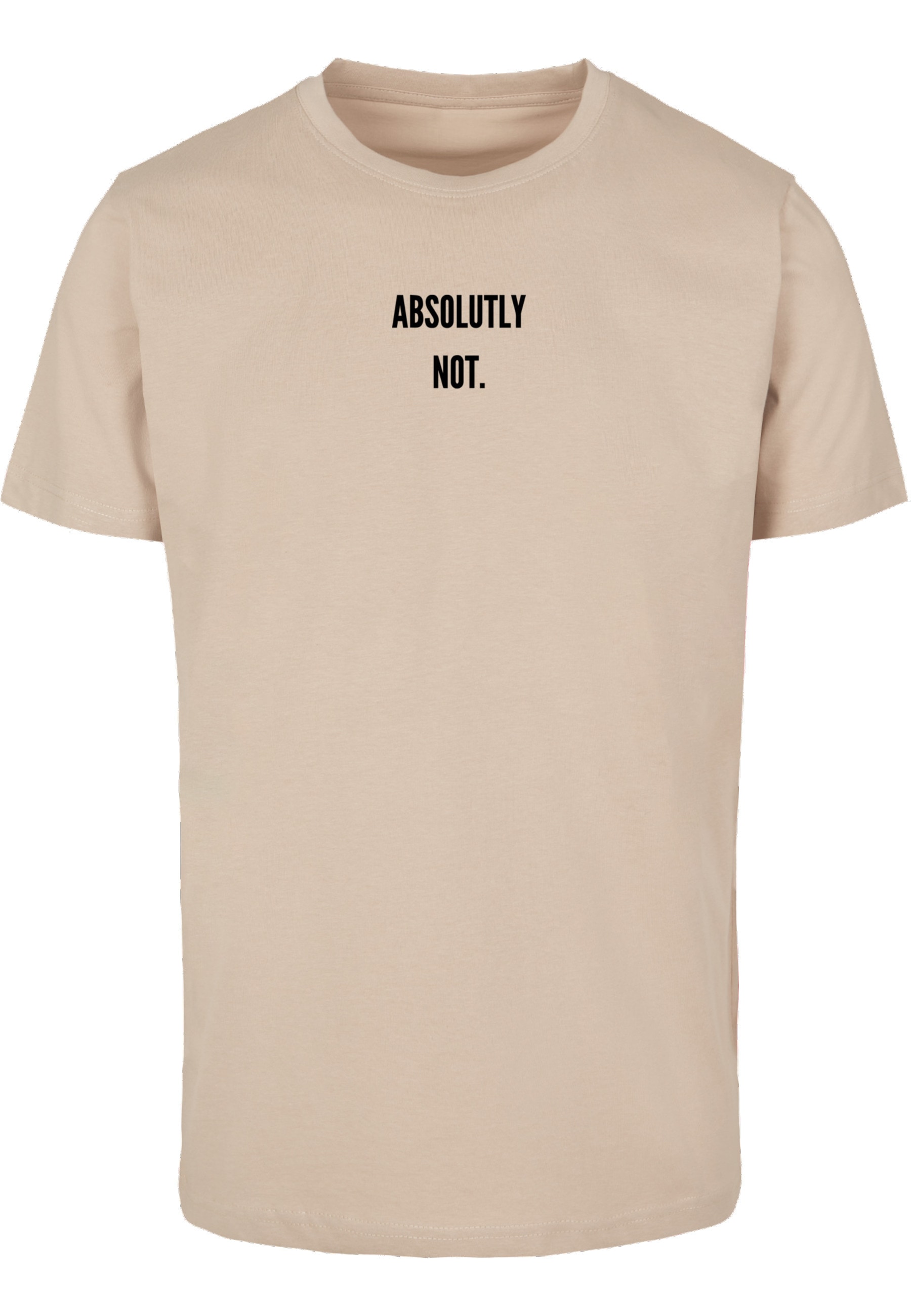 MisterTee T-Shirt "MisterTee Herren Absolutely Not Tee" 1 Stk.