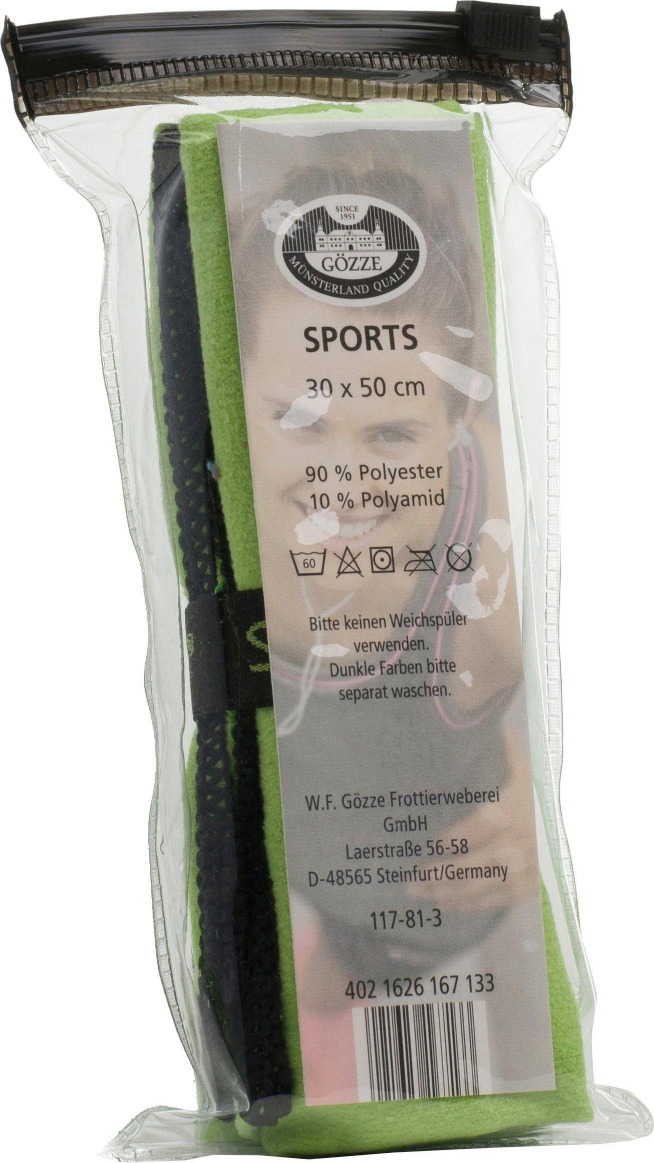 Gözze Sporthandtuch »Sports by Gözze« im Set, schnell trocknend, Mikrofaser, für Sport, Reisen & Camping