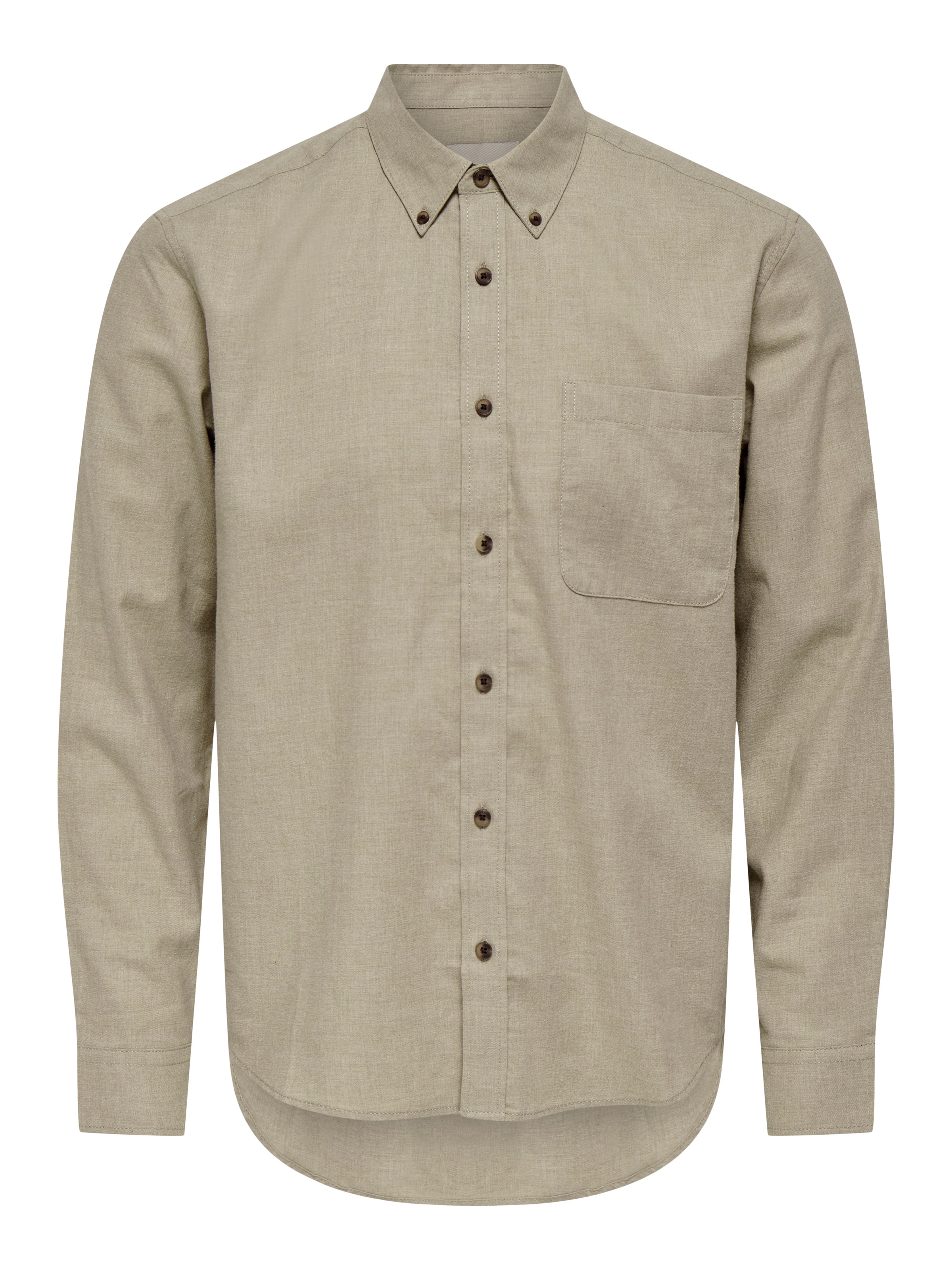 ONLY & SONS Langarmhemd "ONSJUPITER REG FIT LS SHIRT NOOS" mit Button Down günstig online kaufen