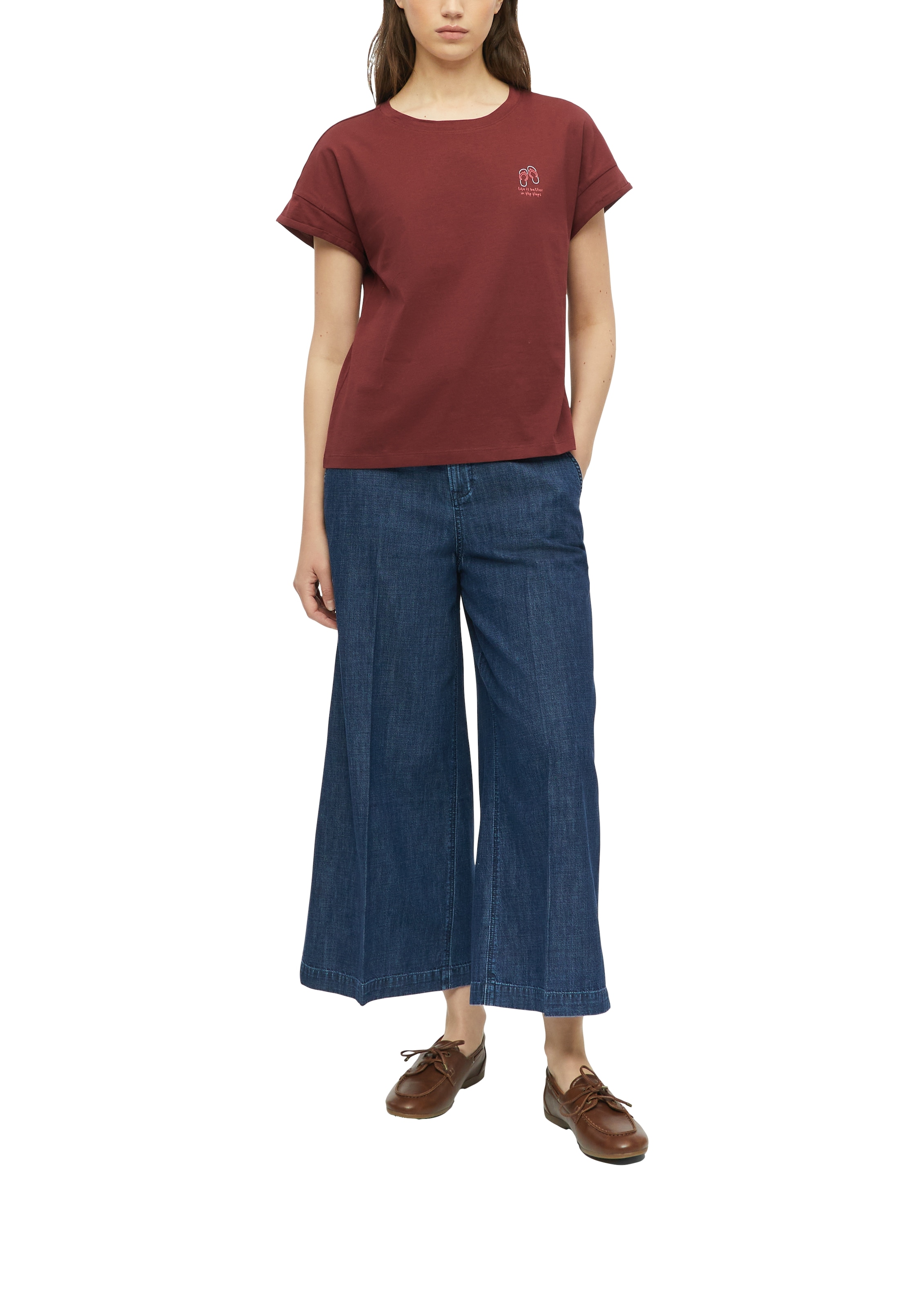 s.Oliver Kurzarmshirt Sommershirt mit Print