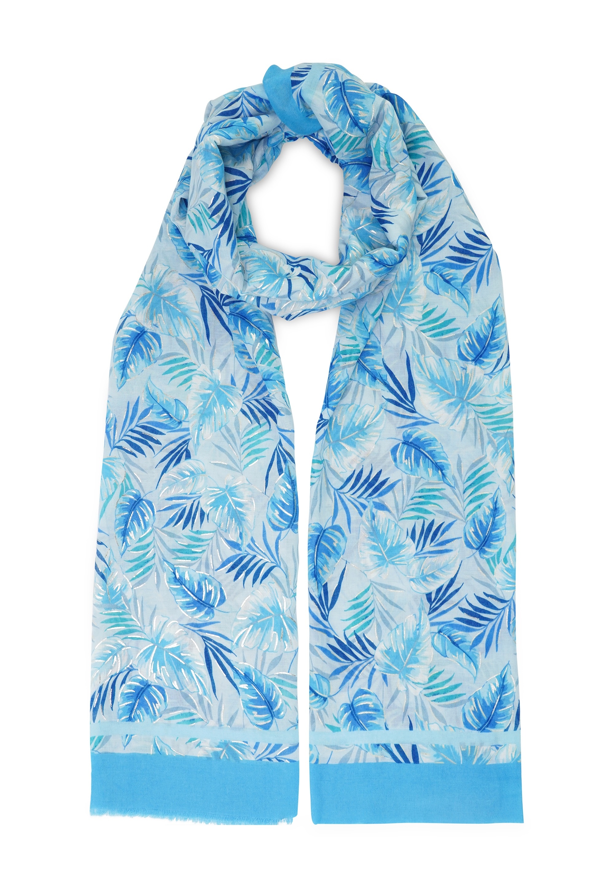 Harpa Modeschal "SEDA" mit Botanik-Print und Metallic-Effekt günstig online kaufen