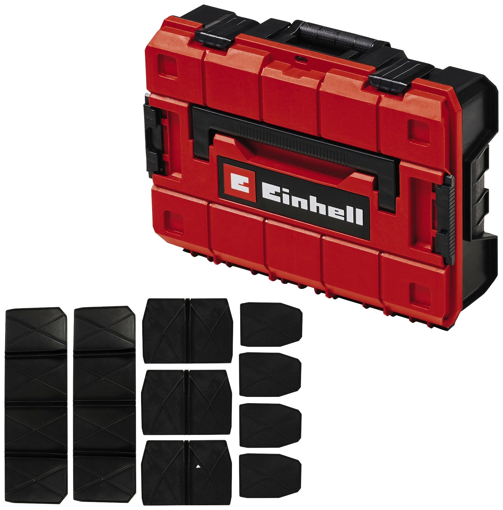 Einhell Werkzeugkoffer "E-Case S-F incl. dividers" für universelle Aufbewahrung von Werkzeug und Zubehör