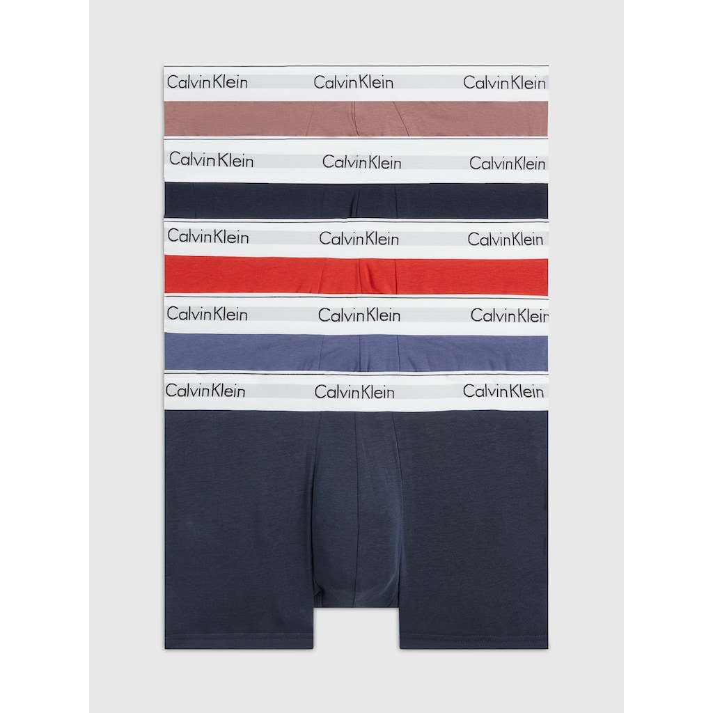 Calvin Klein Underwear Trunk »TRUNK 5PK«, (Packung, 5 St., 5er), mit Logo-Elastikbund