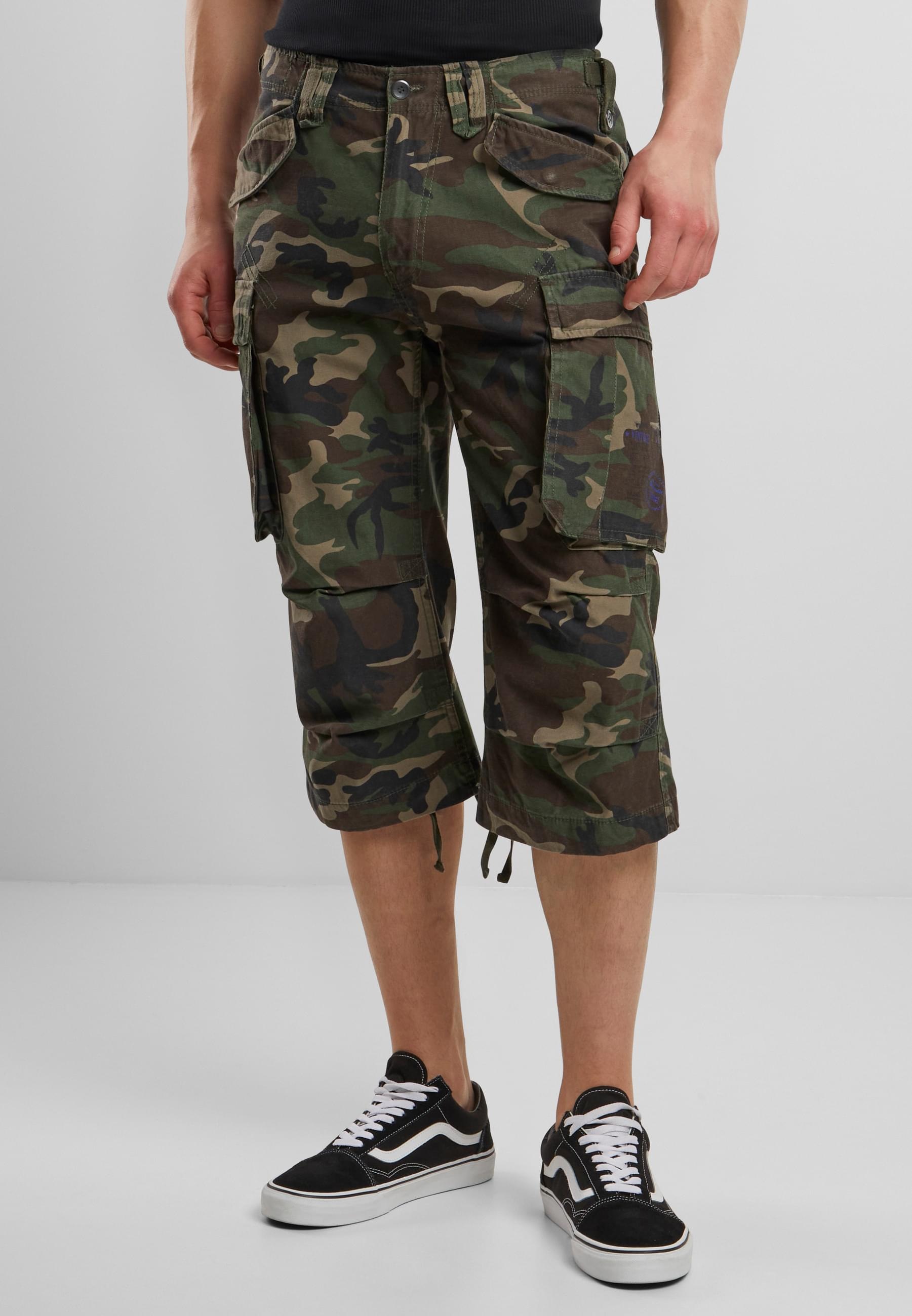 Brandit Stoffhose »Brandit Herren Industry Vintage Cargo 3/4 Shorts«, (1 tlg.)
